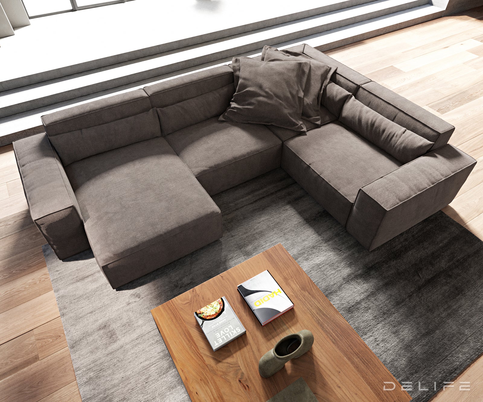 Velika kutna garnitura Sirpio L 330x230cm, Materijal: Mikrofibra