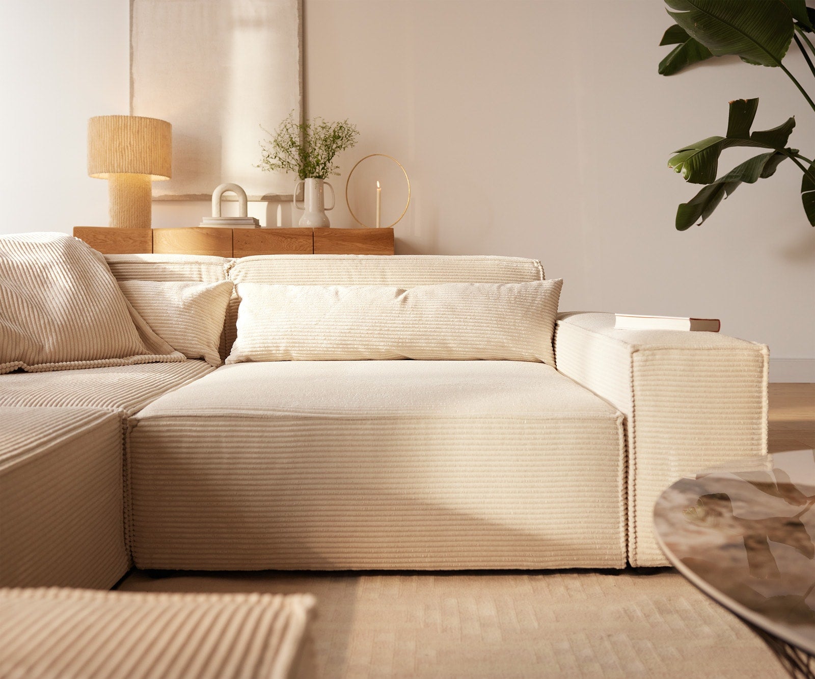 Velika kutna garnitura Sirpio XL 360x258cm, Materijal: Rebrasta tkanina