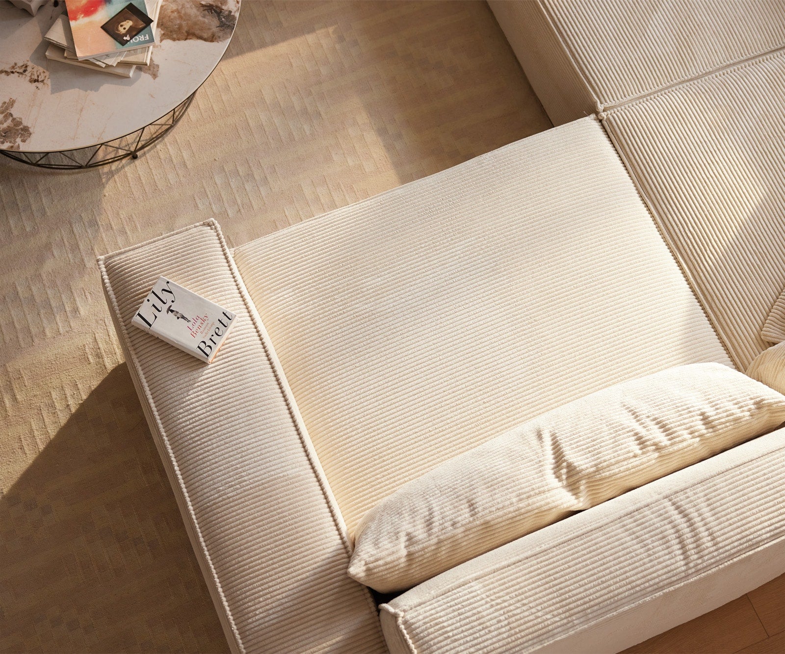 Velika kutna garnitura Sirpio XL 360x258cm, Materijal: Rebrasta tkanina