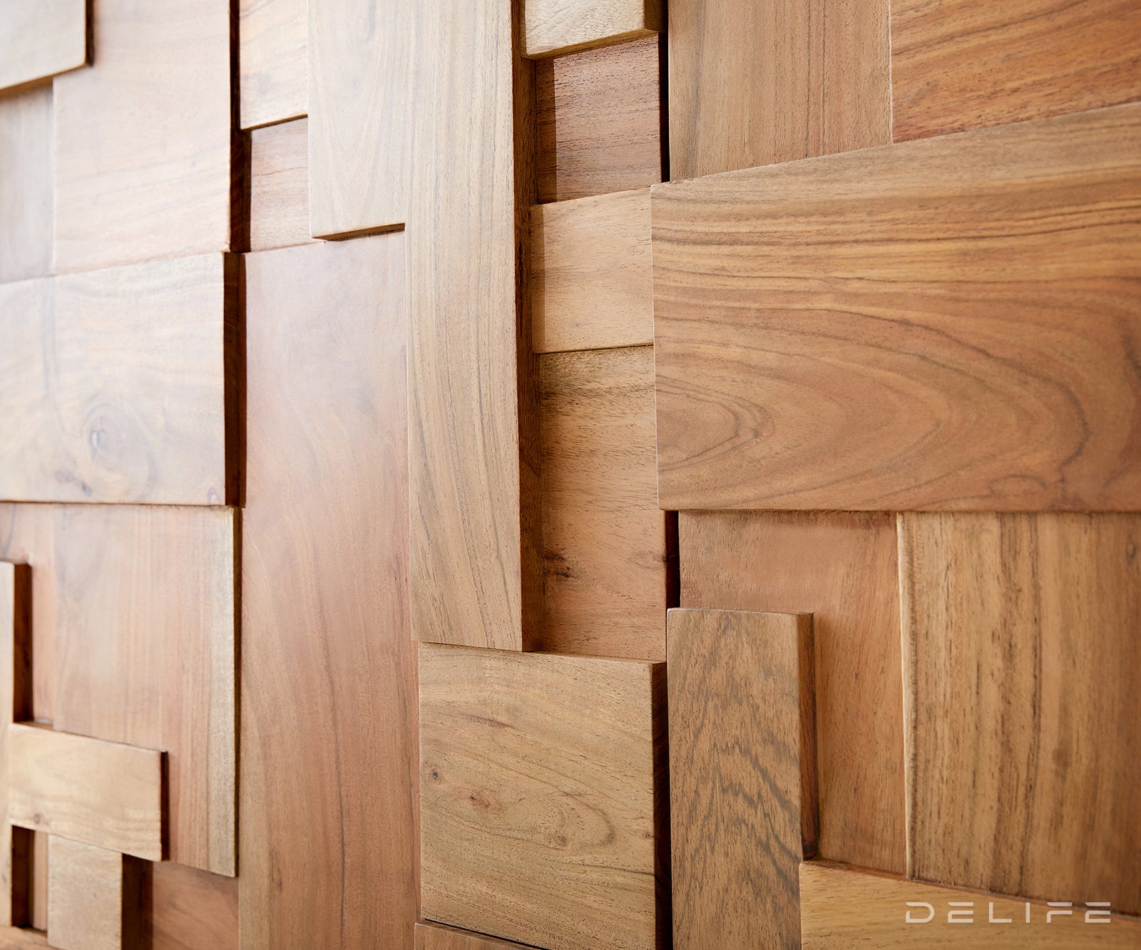 Komoda Puzzle, 175x40cm, Materijal: Bagrem