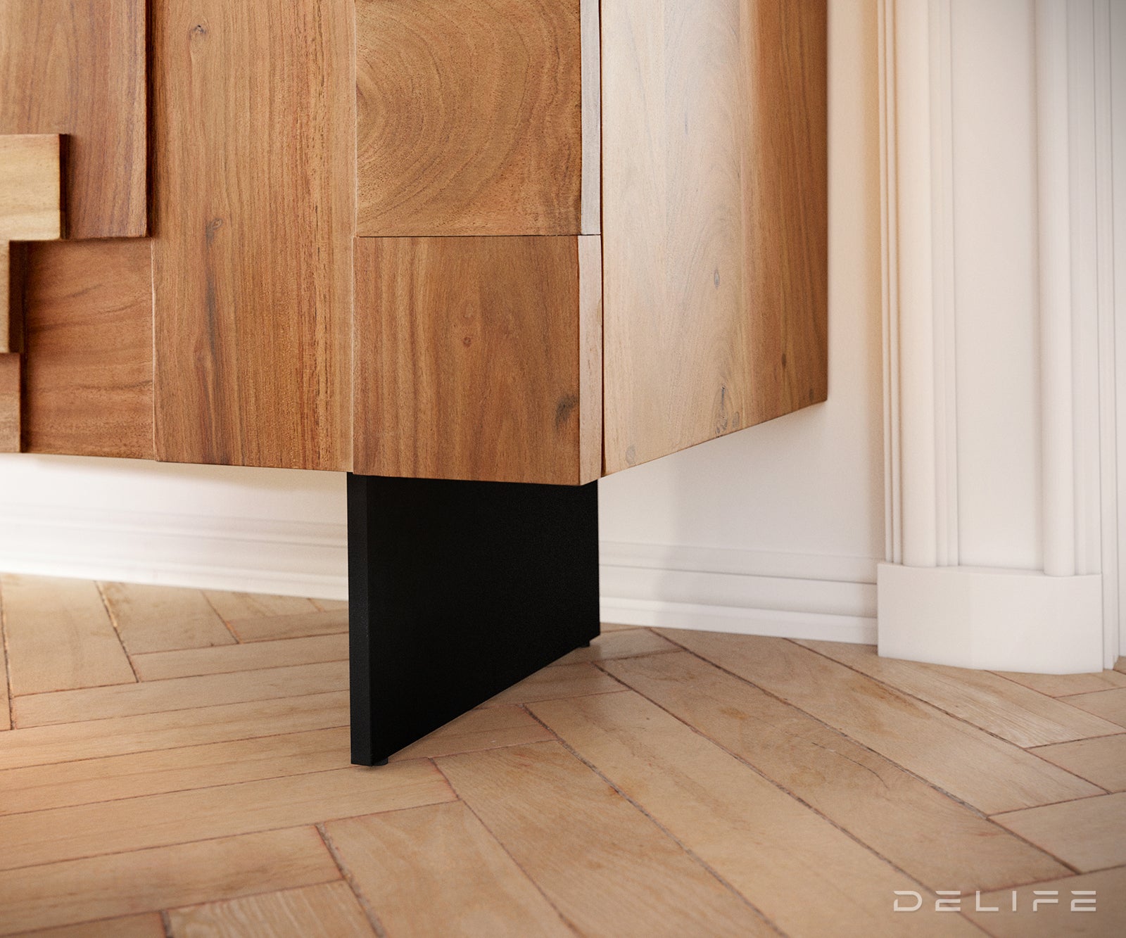 Komoda Puzzle, 175x40cm, Materijal: Bagrem