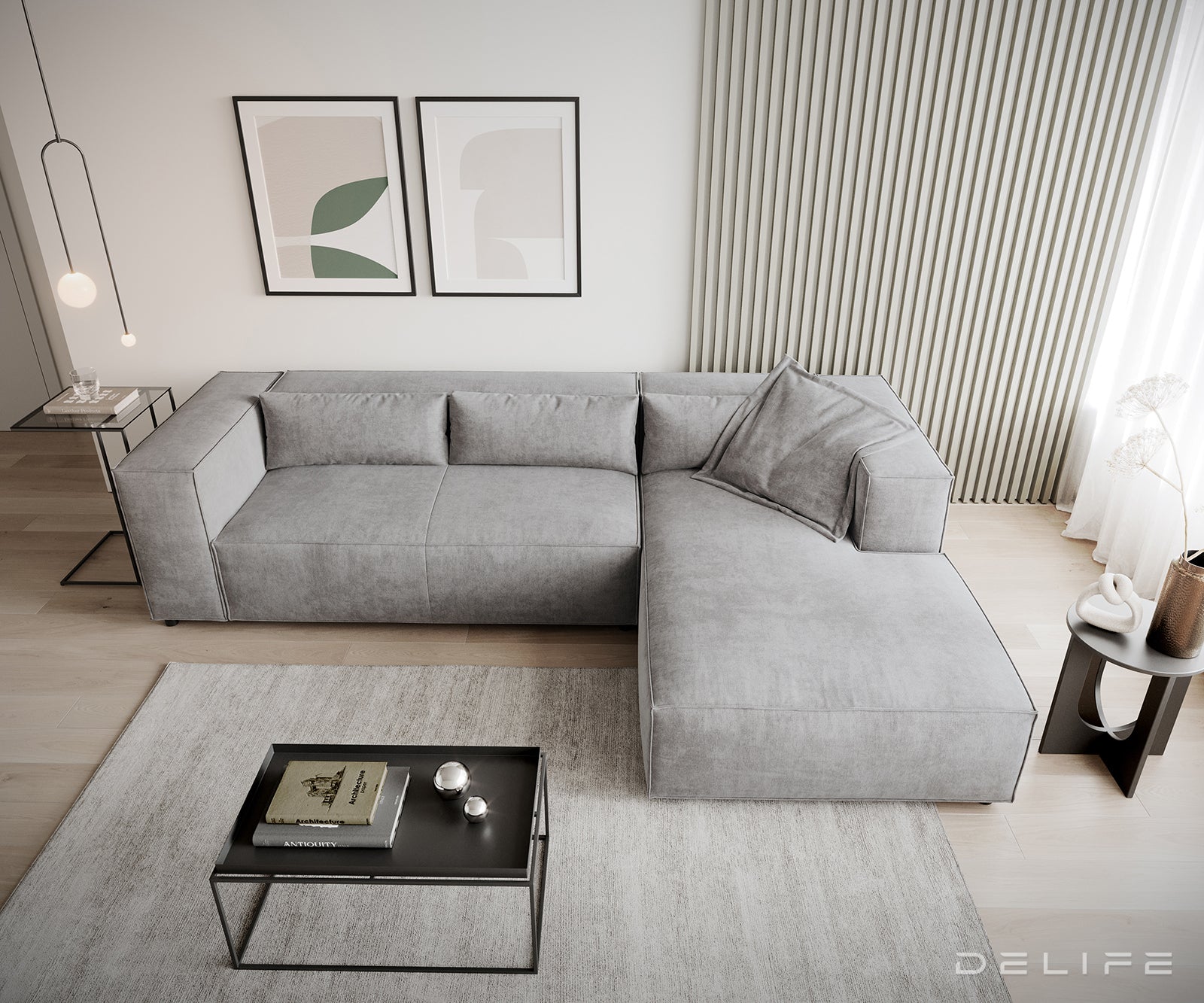 Kutna garnitura Brom 260x174cm, Materijal: Mikrofibra