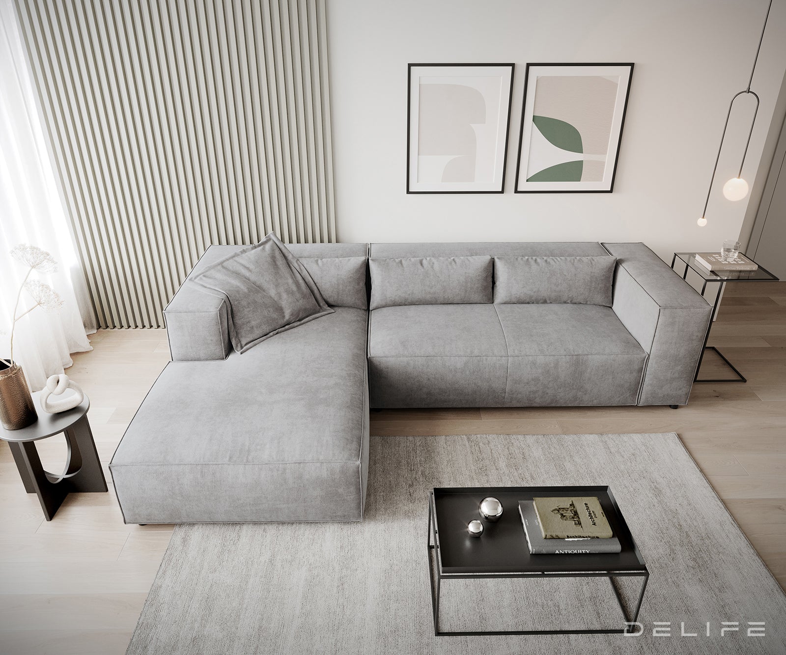 Kutna garnitura Brom 260x174cm, Materijal: Mikrofibra