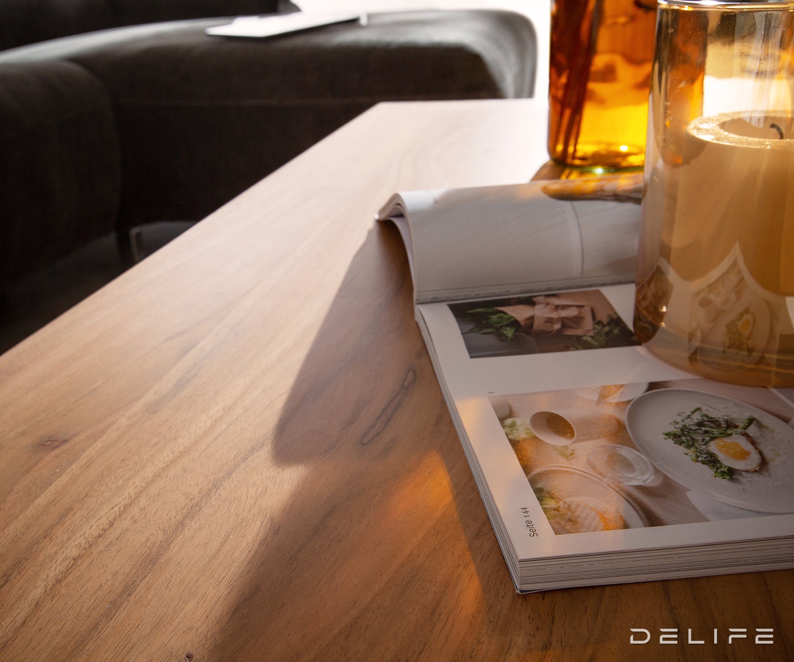 Klub stolić Stonegrace 80x60cm, Materijal: Bagrem