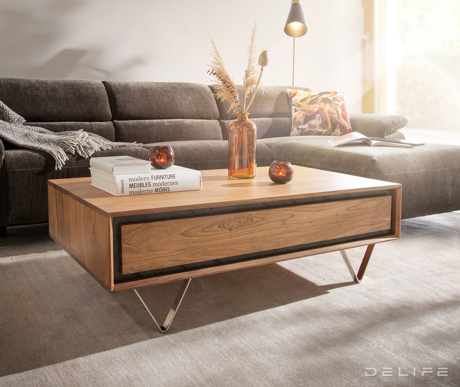 Klub stolić Stonegrace 115x60cm, Materijal: Bagrem