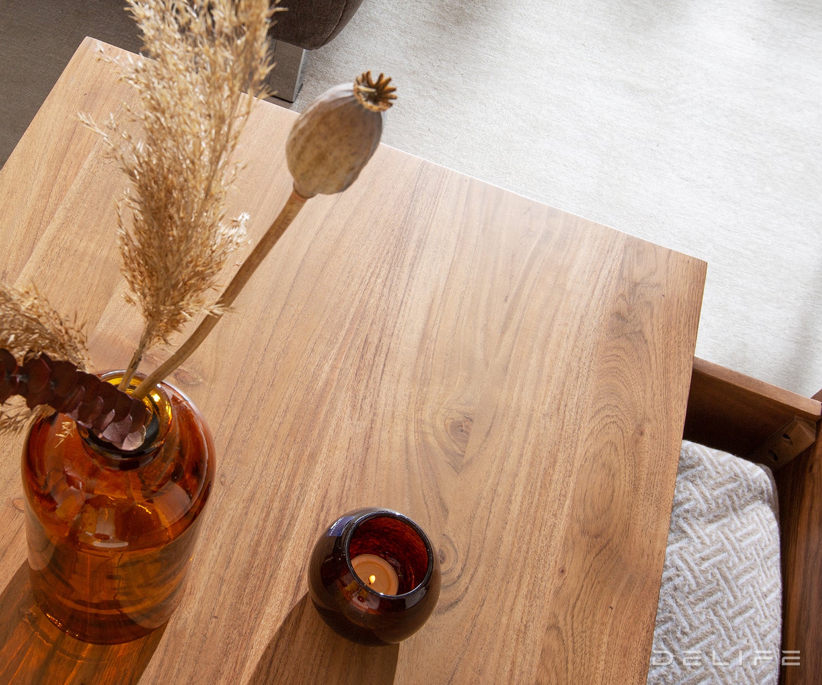 Klub stolić Stonegrace 115x60cm, Materijal: Bagrem