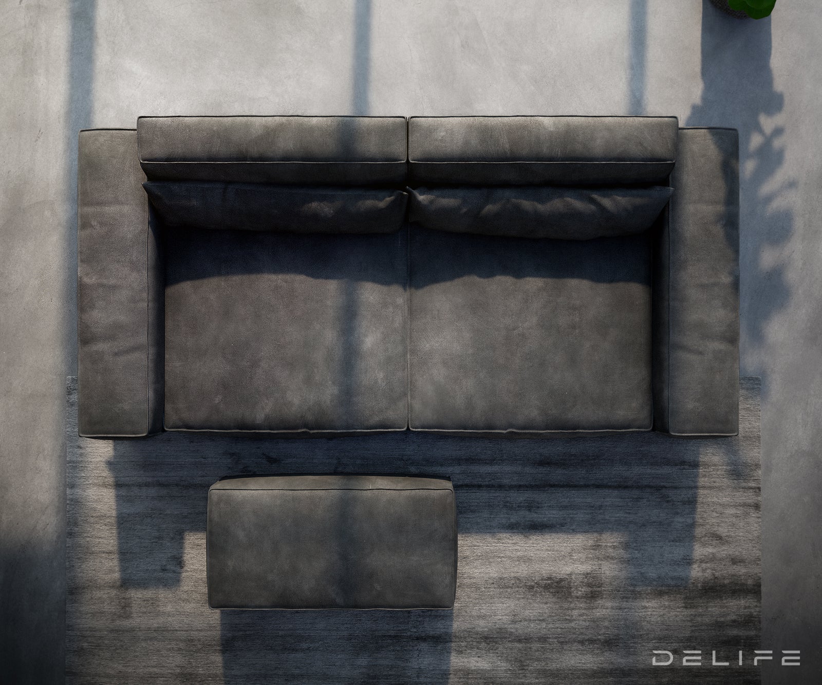 Sofa Sirpio XL 266x125cm, Materijal: Imitacija kože