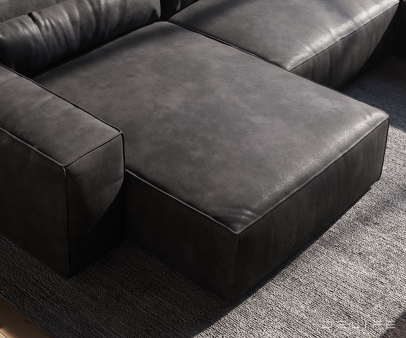 Velika kutna garnitura Sirpio L 330x230cm, Materijal: Imitacija kože