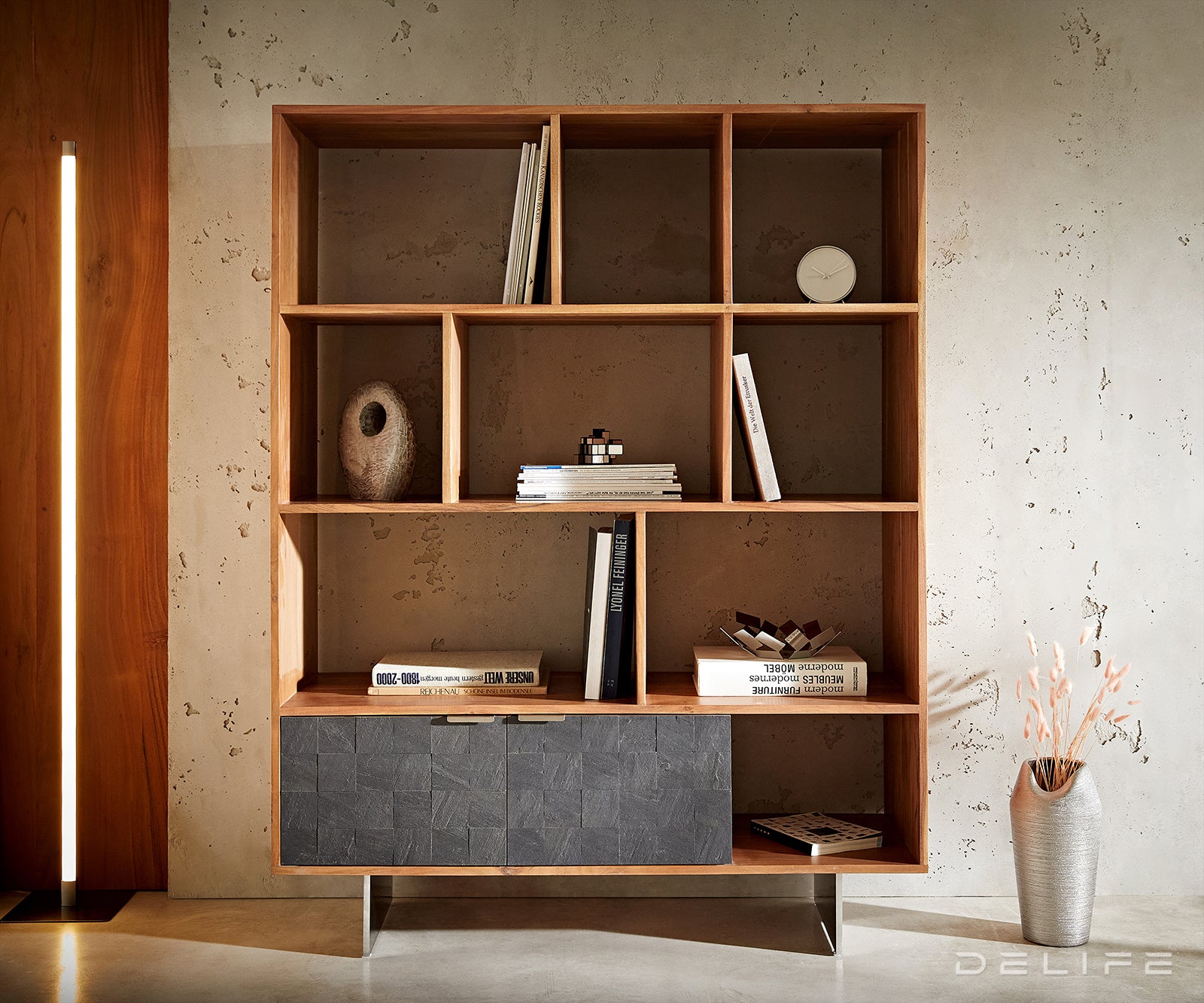 Visoka komoda Teele, Materijal: Bagrem