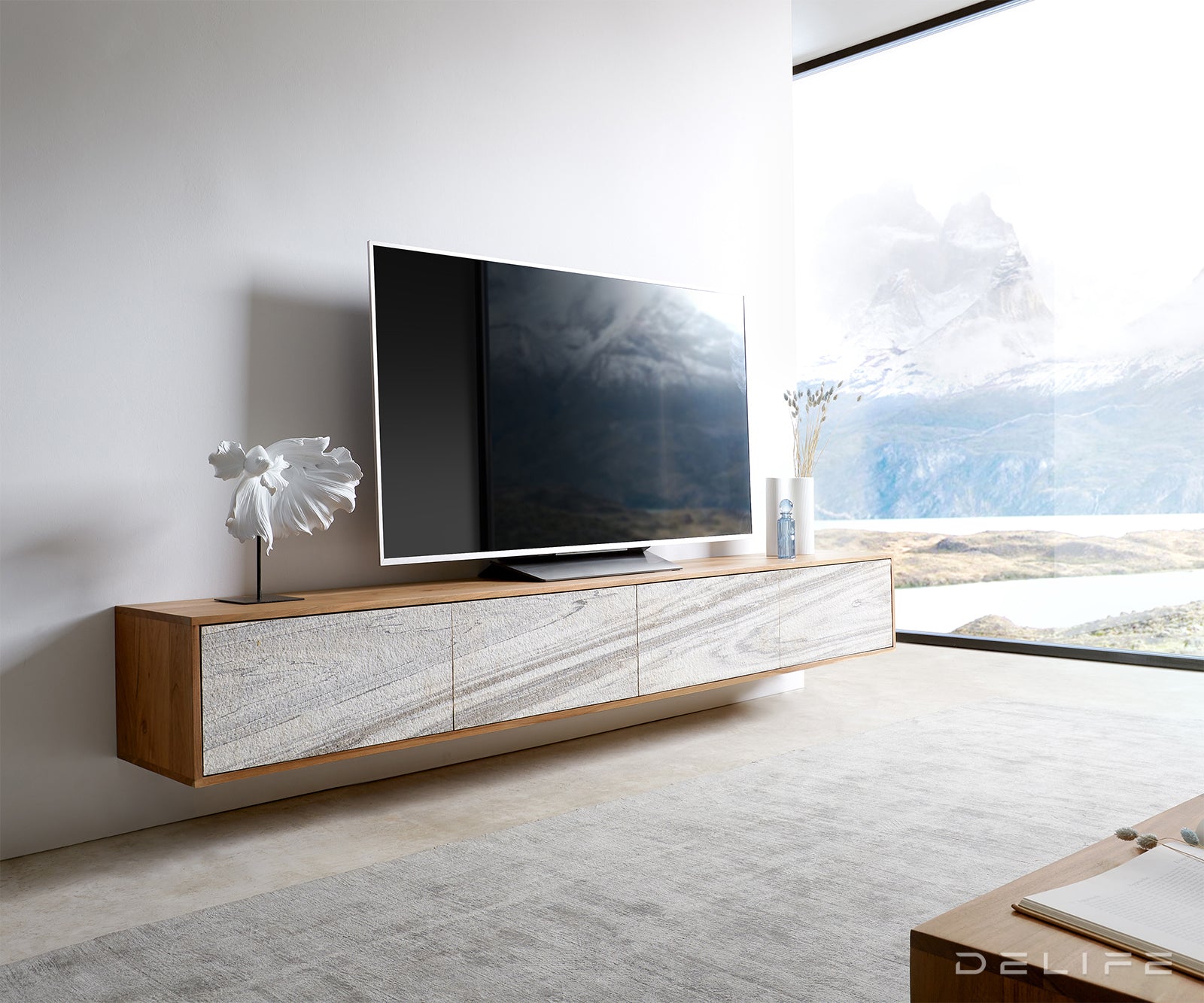 TV Komoda Kleo, Materijal: Bagrem