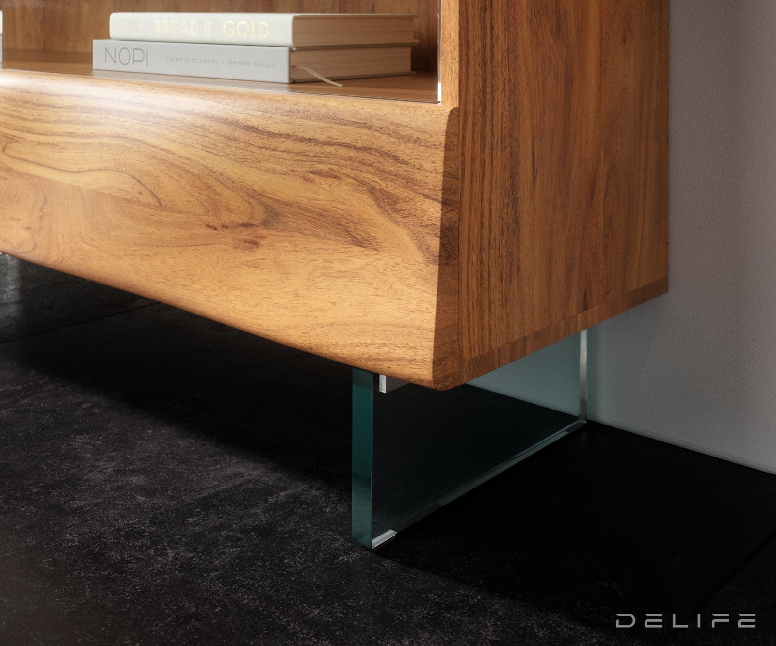 Poličar Live-Edge 115x150cm, Materijal: Bagrem