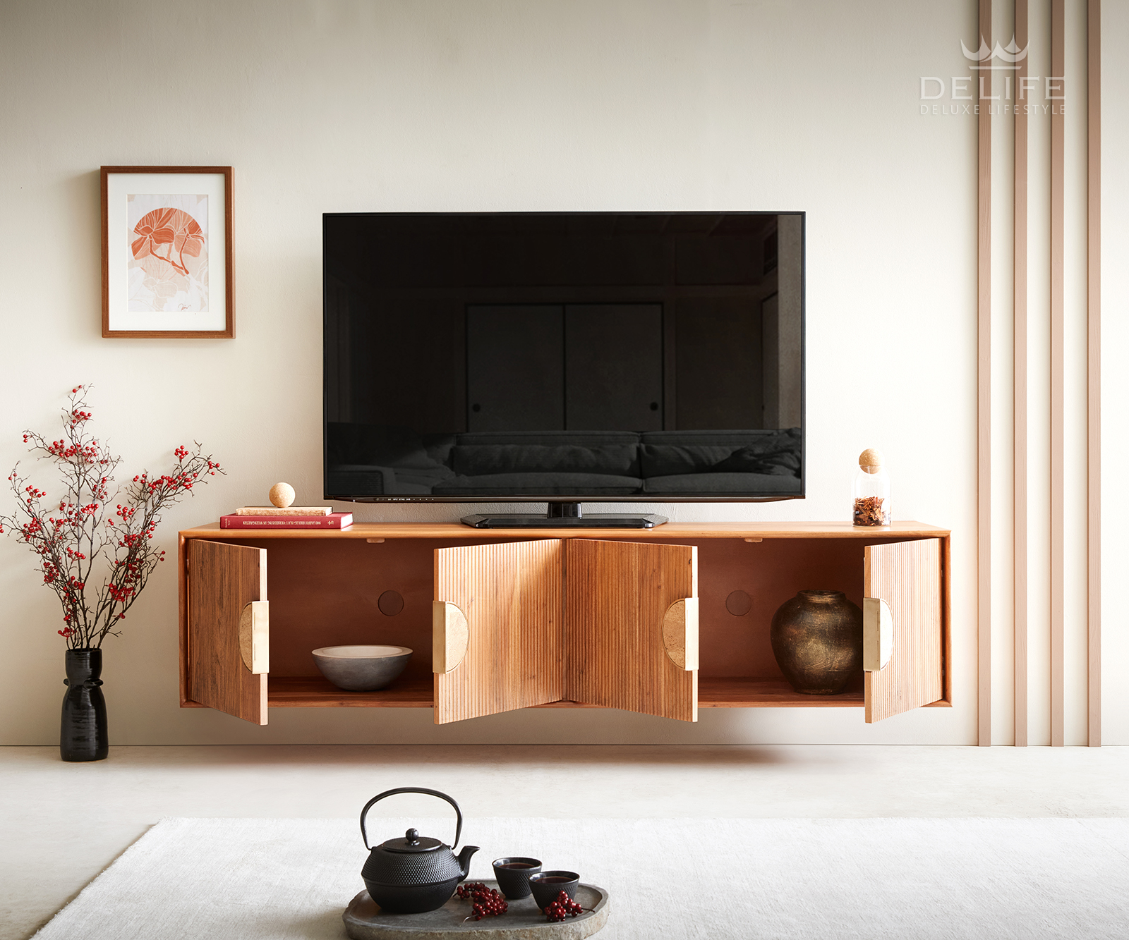 Komoda Surimu, Materijal: Bagrem