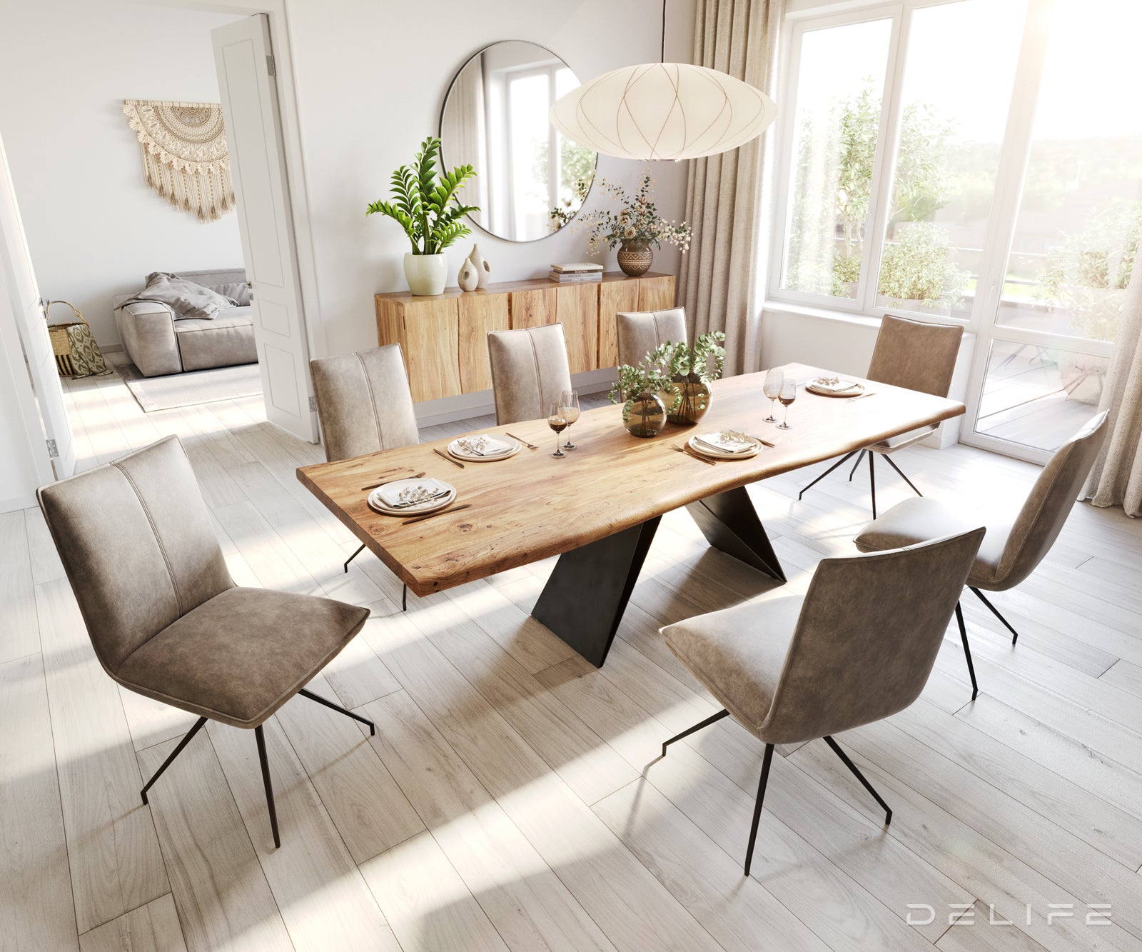 Blagovaonska stolica Lelio, Materijal: Mikrofibra