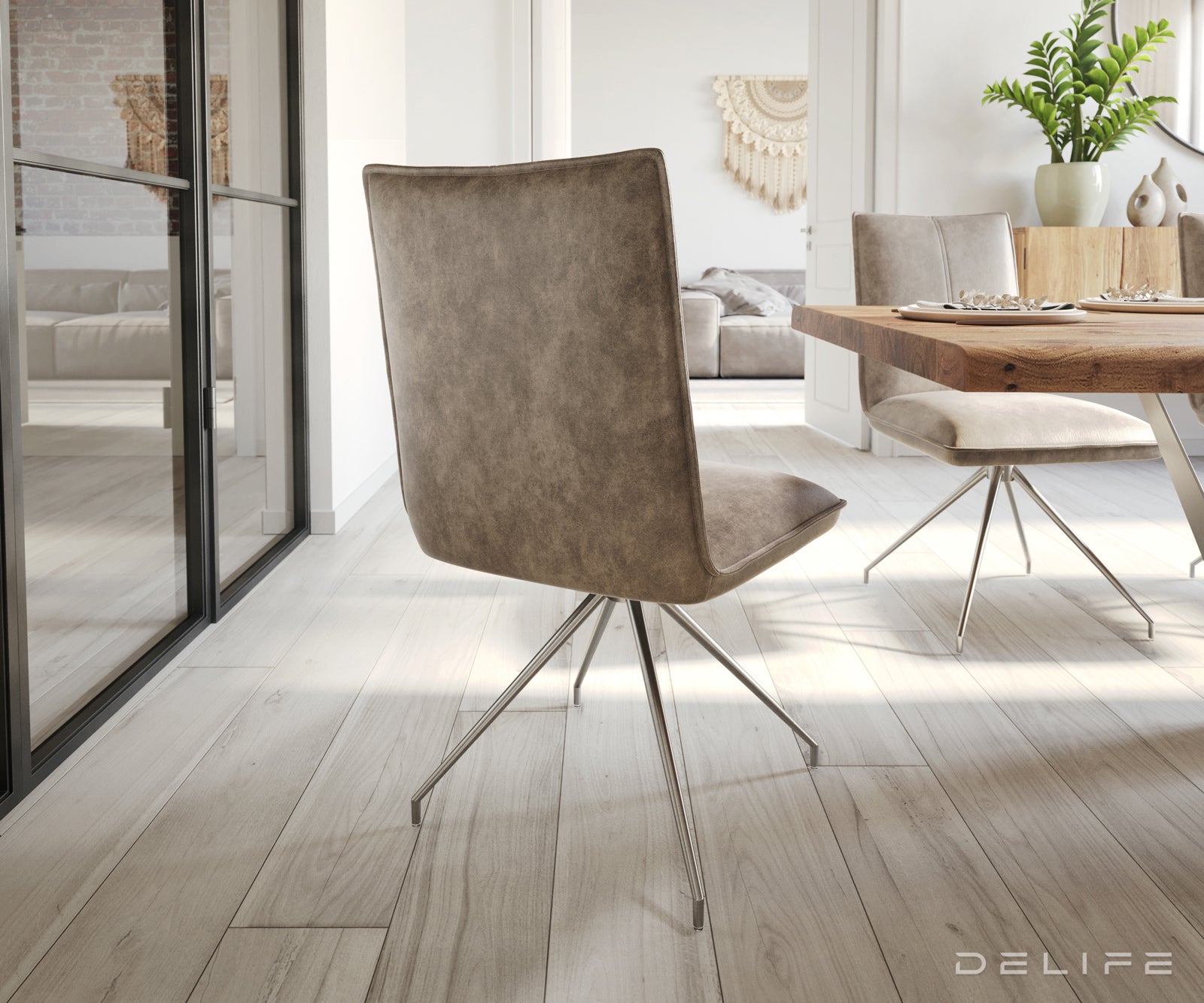 Blagovaonska stolica Lelio, Materijal: Mikrofibra