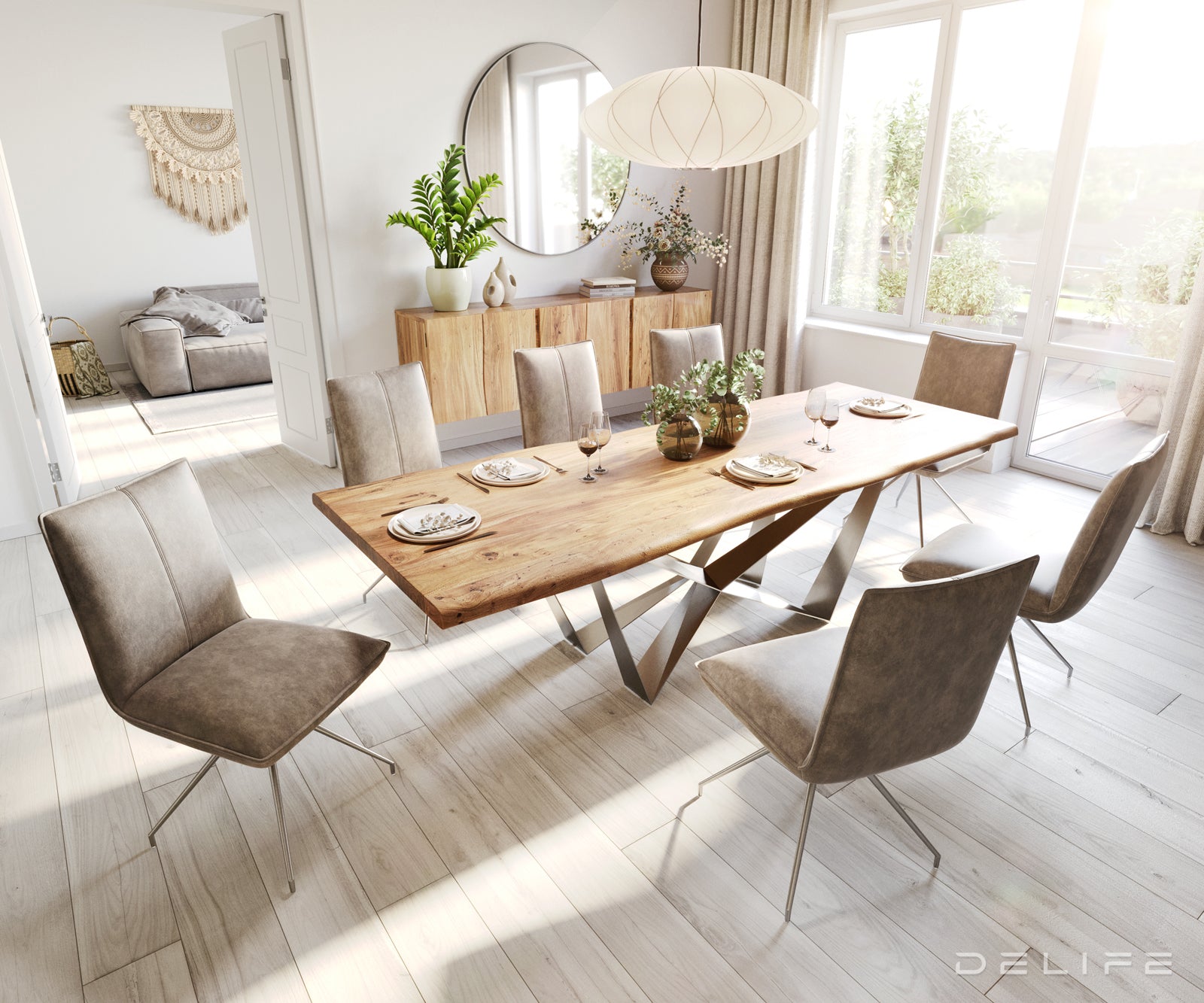 Blagovaonska stolica Lelio, Materijal: Mikrofibra