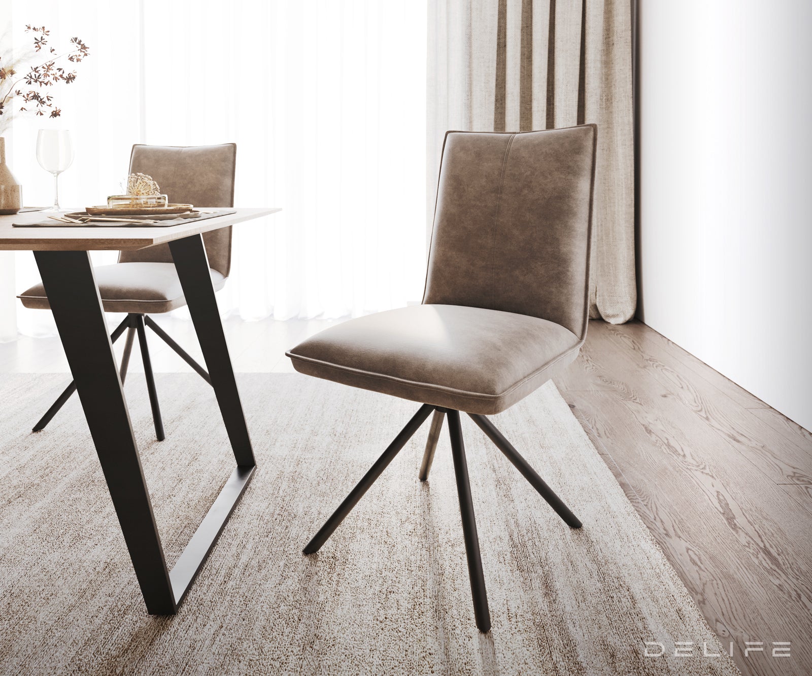 Blagovaonska stolica Lelio, Materijal: Mikrofibra