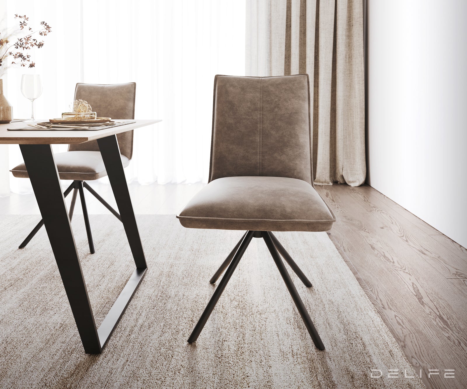 Blagovaonska stolica Lelio, Materijal: Mikrofibra