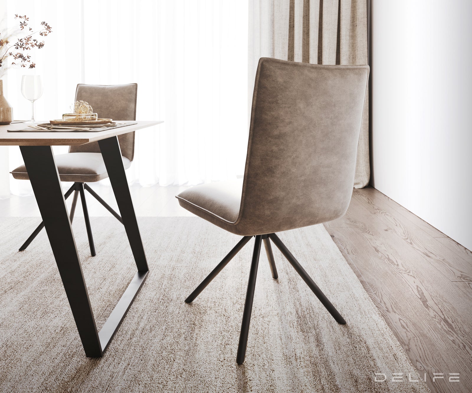 Blagovaonska stolica Lelio, Materijal: Mikrofibra