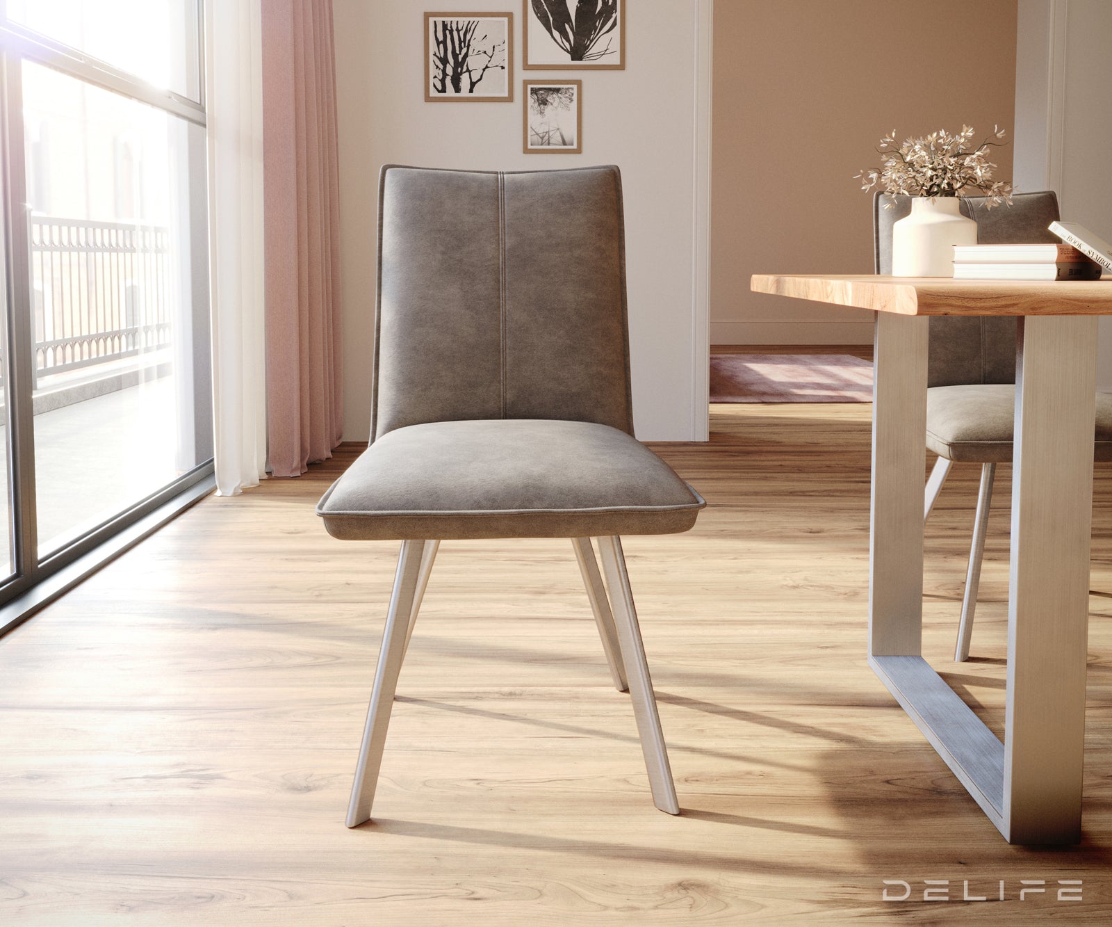 Blagovaonska stolica Lelio, Materijal: Mikrofibra