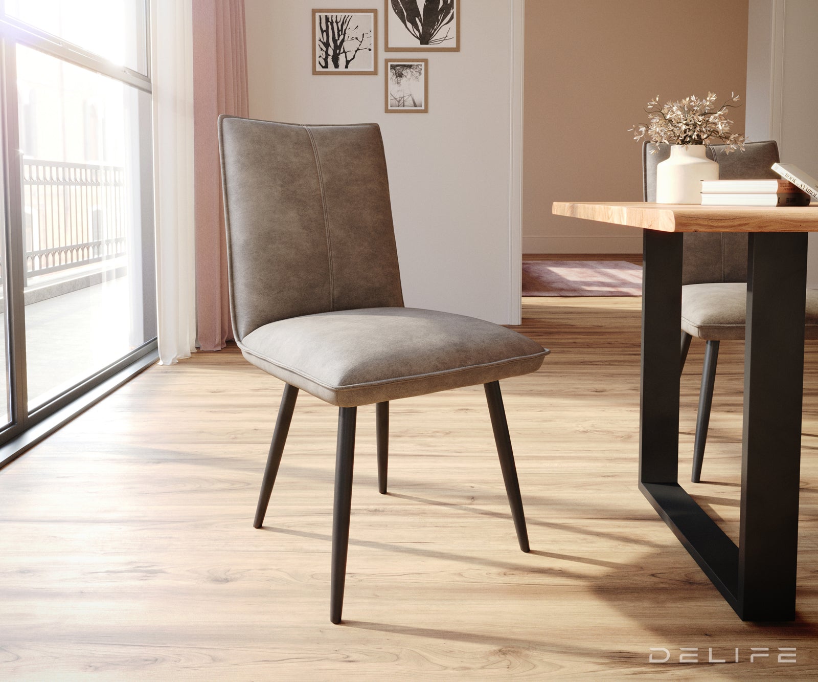 Blagovaonska stolica Lelio, Materijal: Mikrofibra