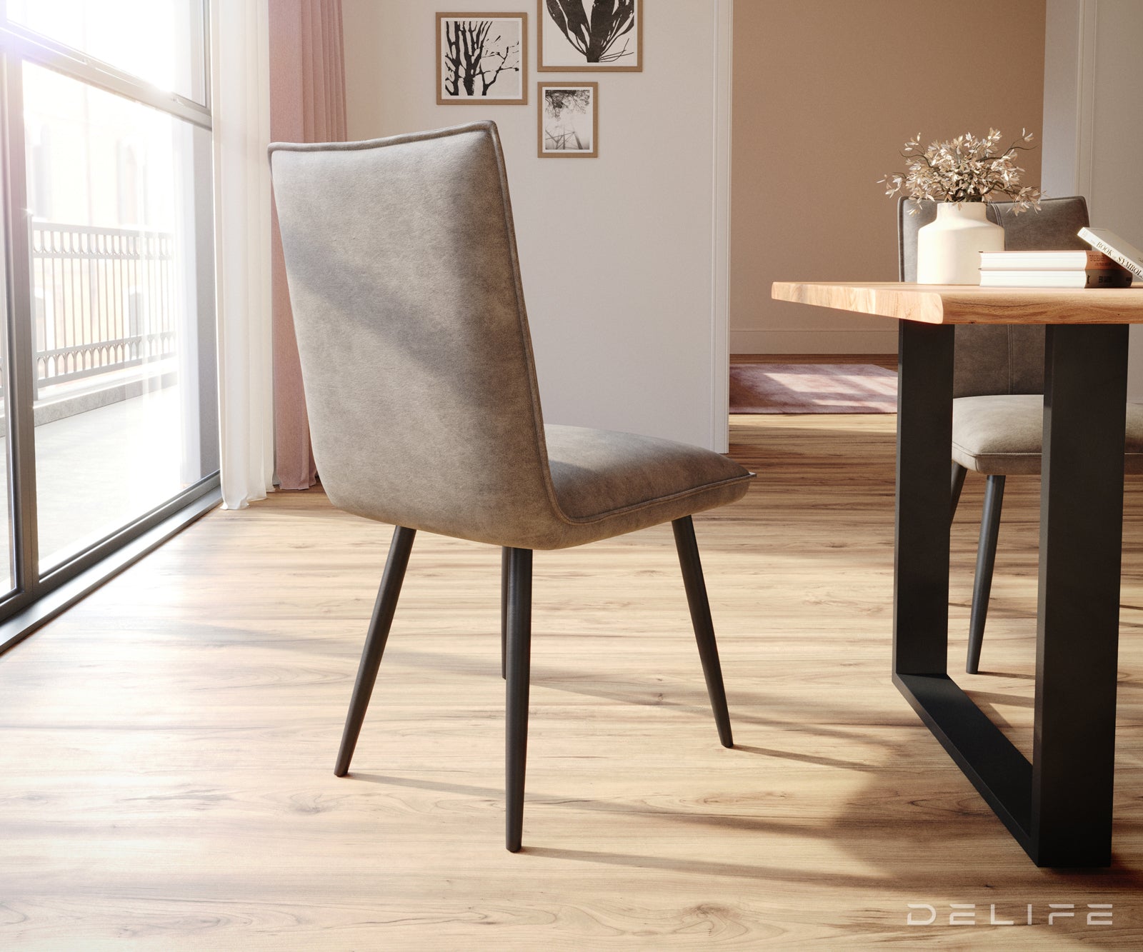 Blagovaonska stolica Lelio, Materijal: Mikrofibra