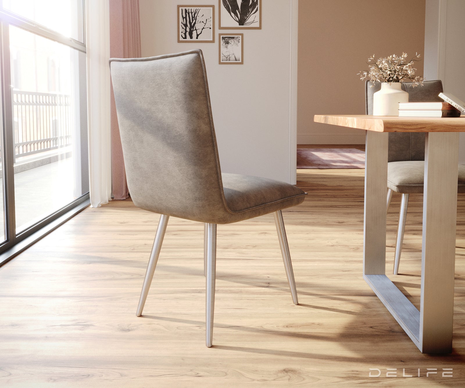 Blagovaonska stolica Lelio, Materijal: Mikrofibra