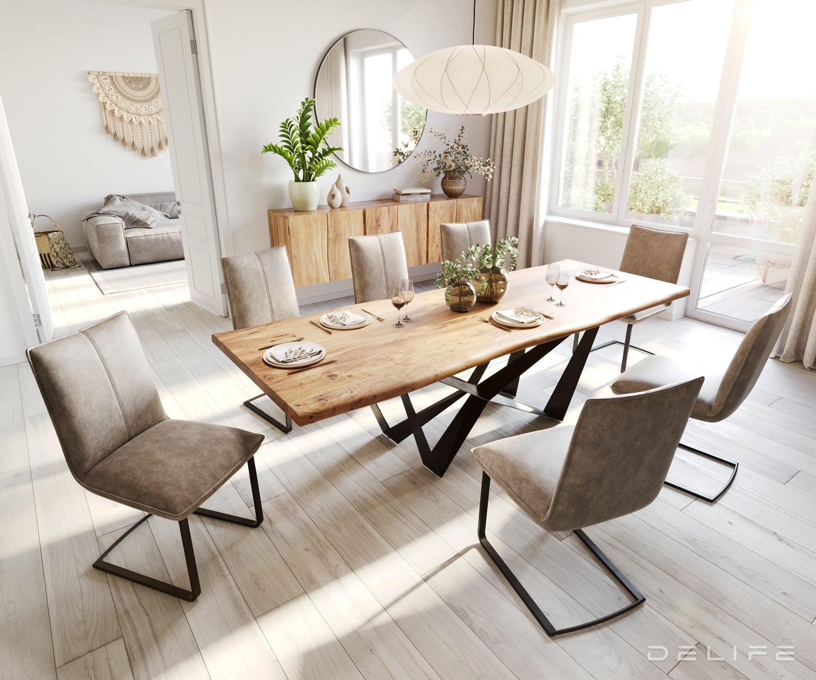 Blagovaonska stolica Lelio, Materijal: Mikrofibra