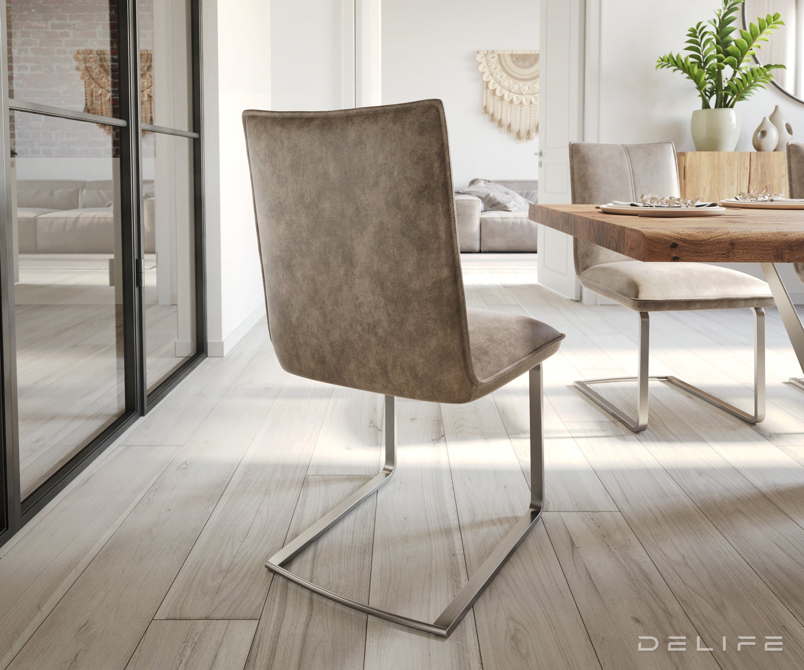 Blagovaonska stolica Lelio, Materijal: Mikrofibra