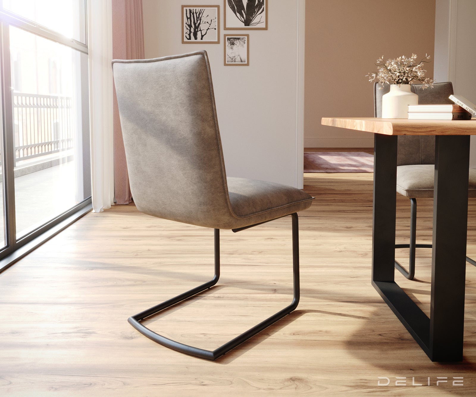 Blagovaonska stolica Lelio, Materijal: Mikrofibra