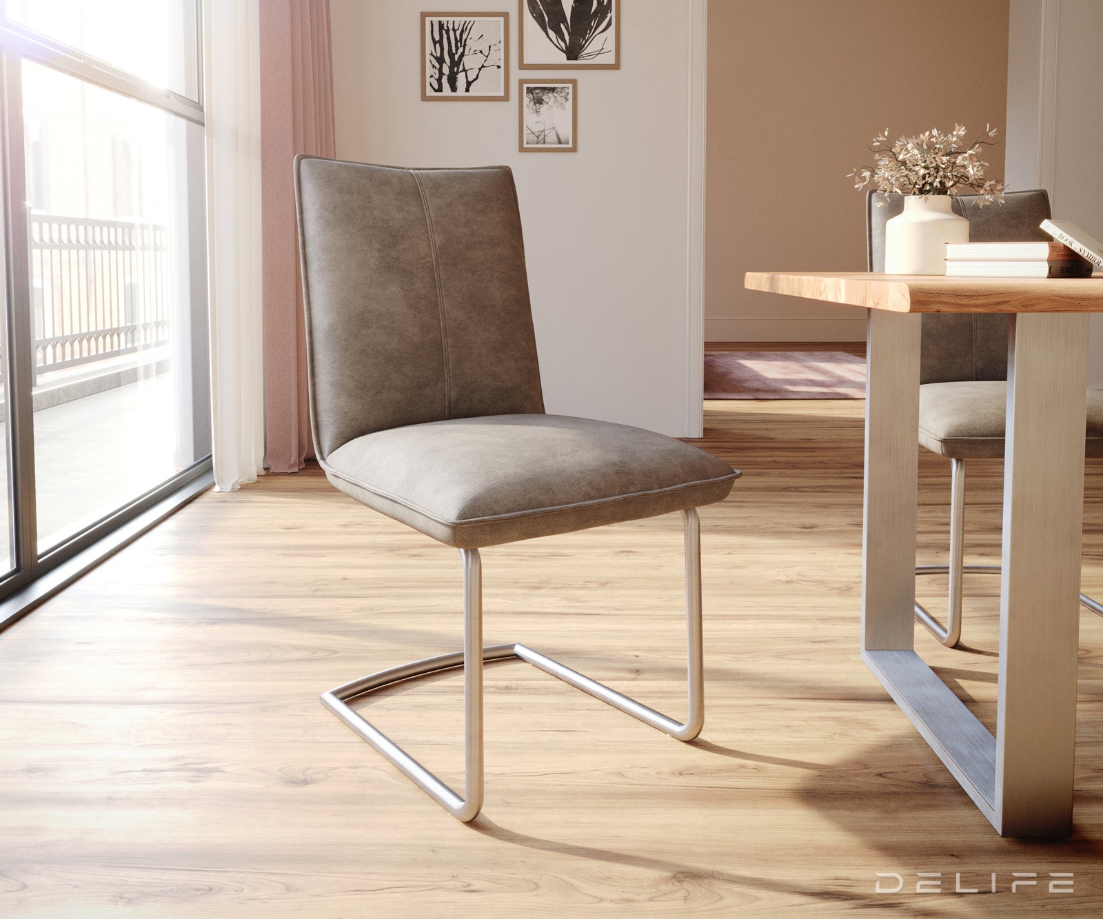 Blagovaonska stolica Lelio, Materijal: Mikrofibra