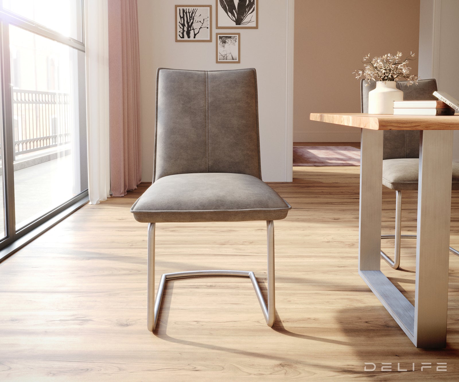 Blagovaonska stolica Lelio, Materijal: Mikrofibra