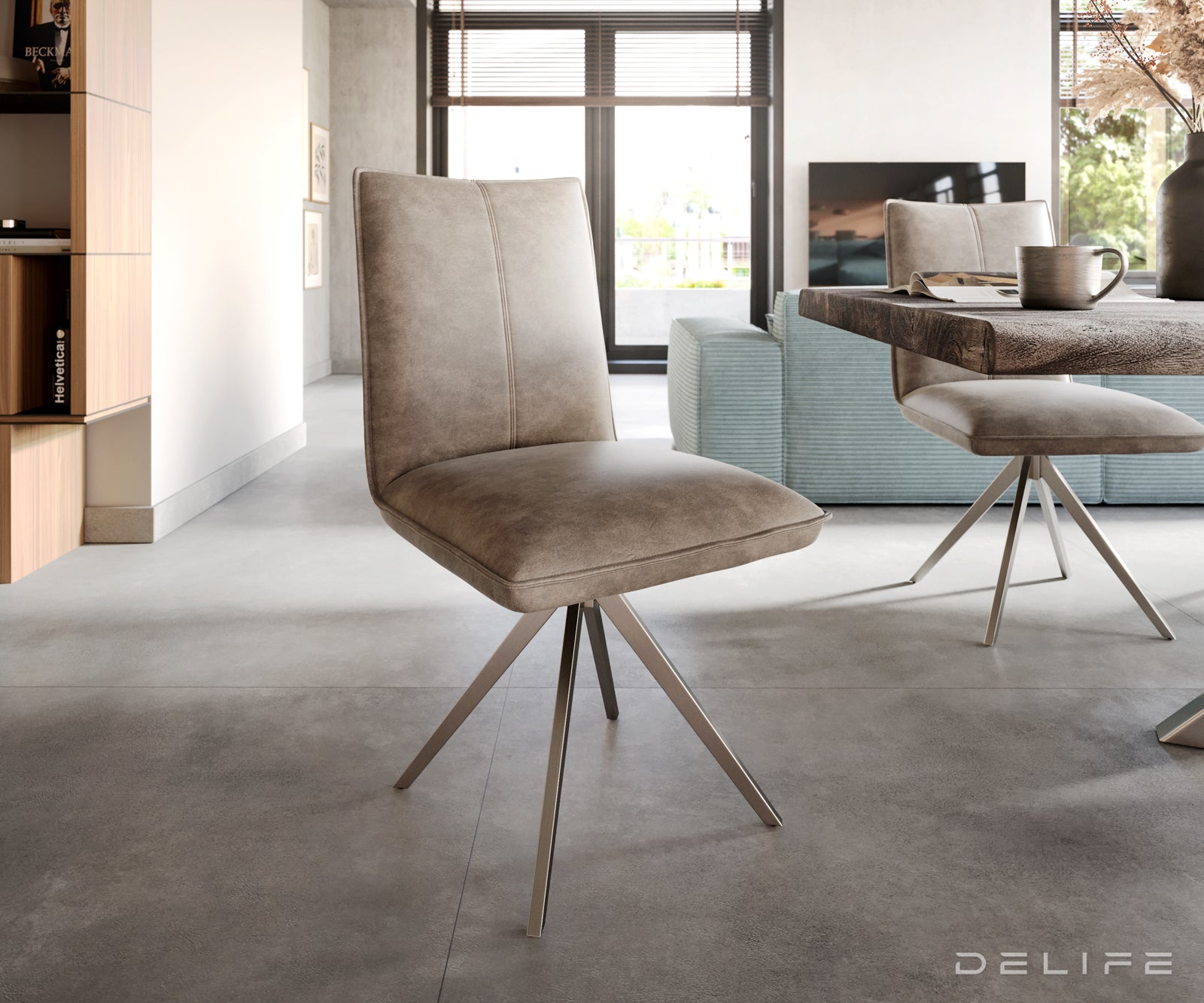 Blagovaonska stolica Lelio, Materijal: Mikrofibra