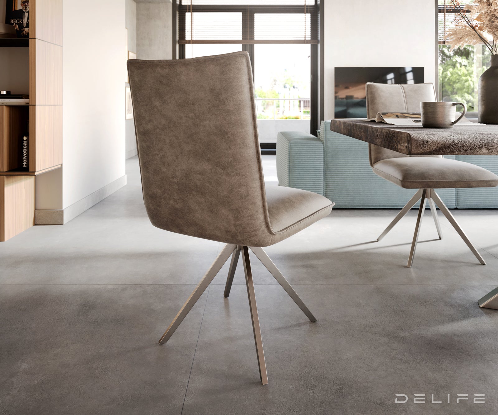 Blagovaonska stolica Lelio, Materijal: Mikrofibra