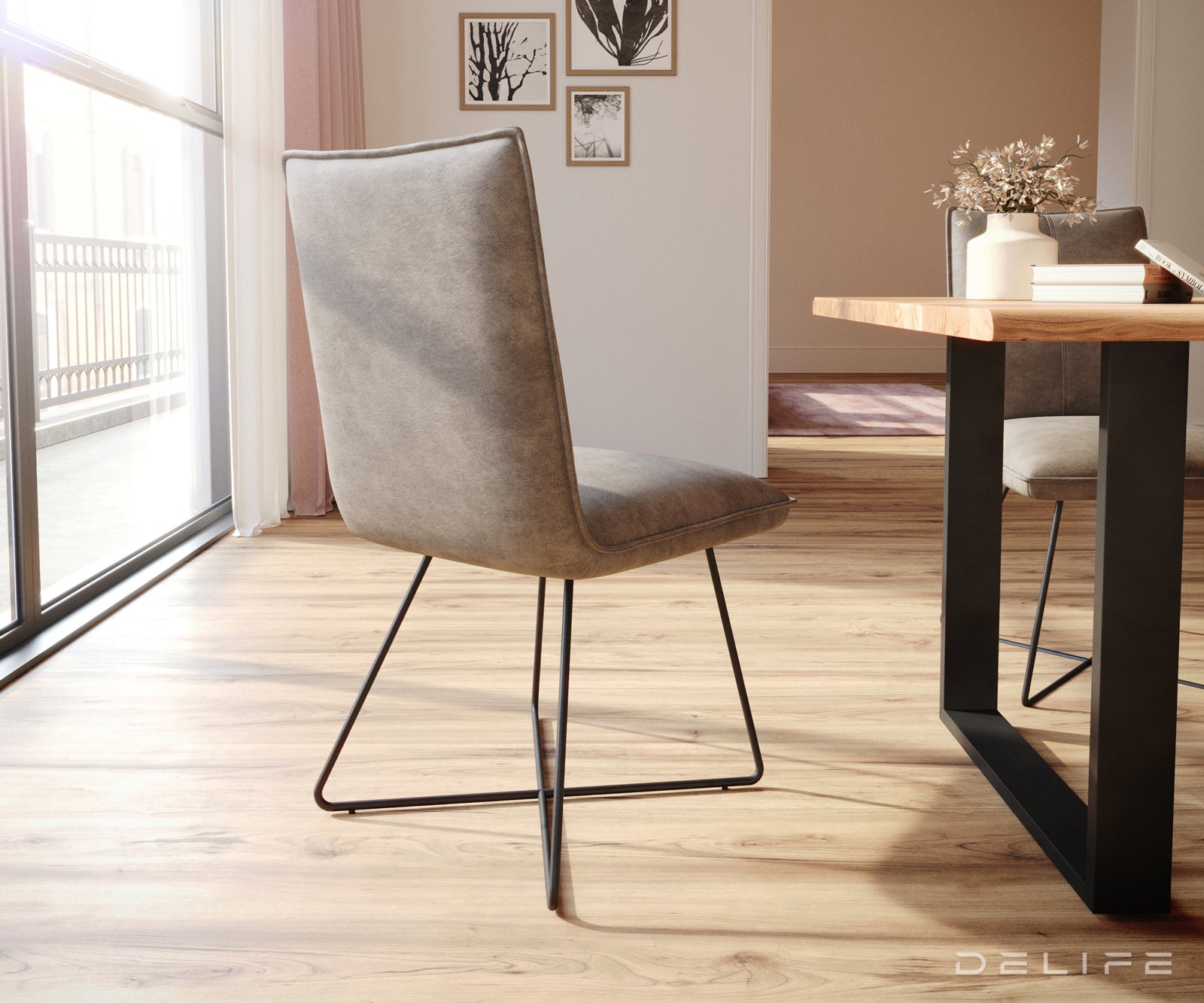 Blagovaonska stolica Lelio, Materijal: Mikrofibra