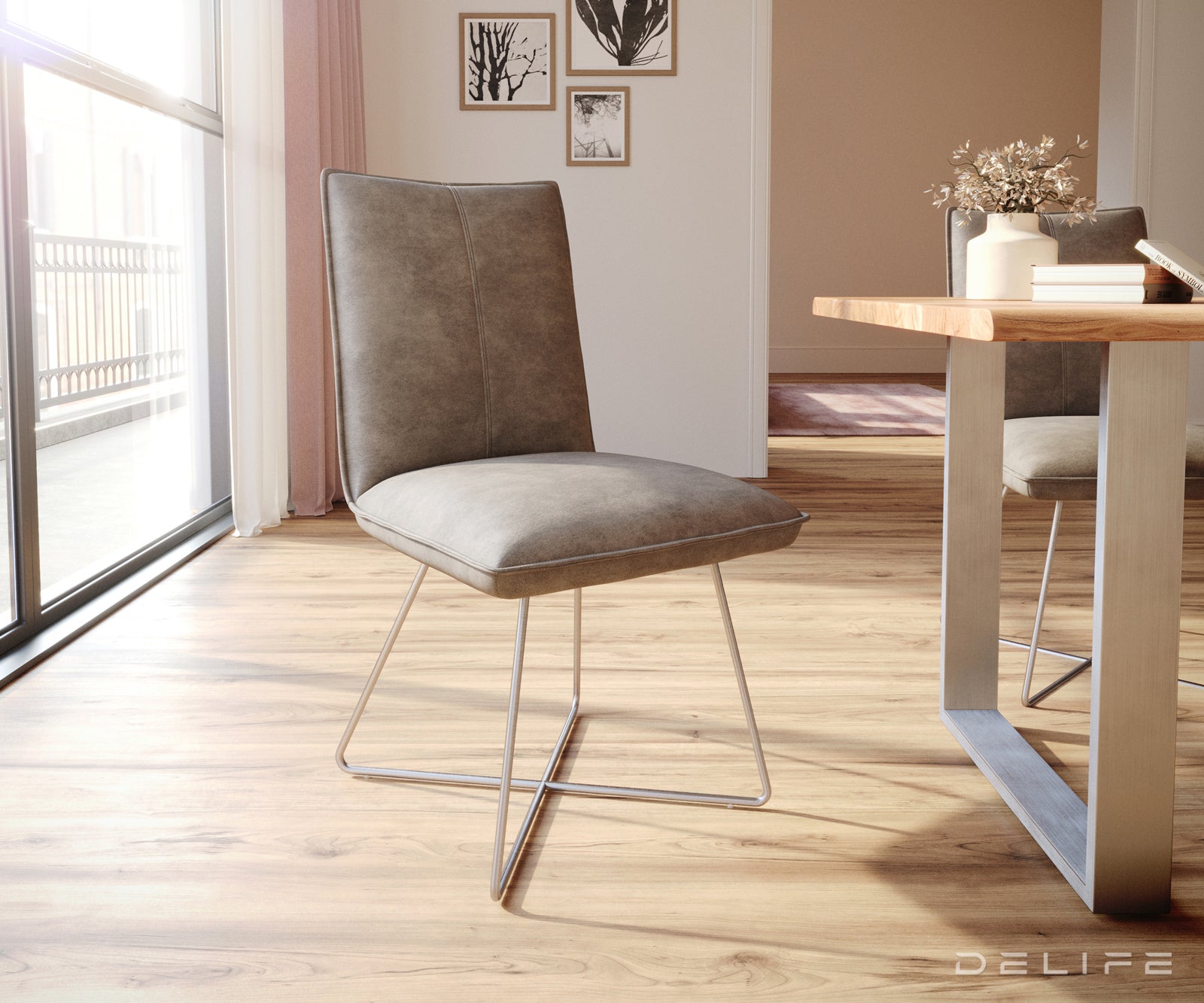 Blagovaonska stolica Lelio, Materijal: Mikrofibra