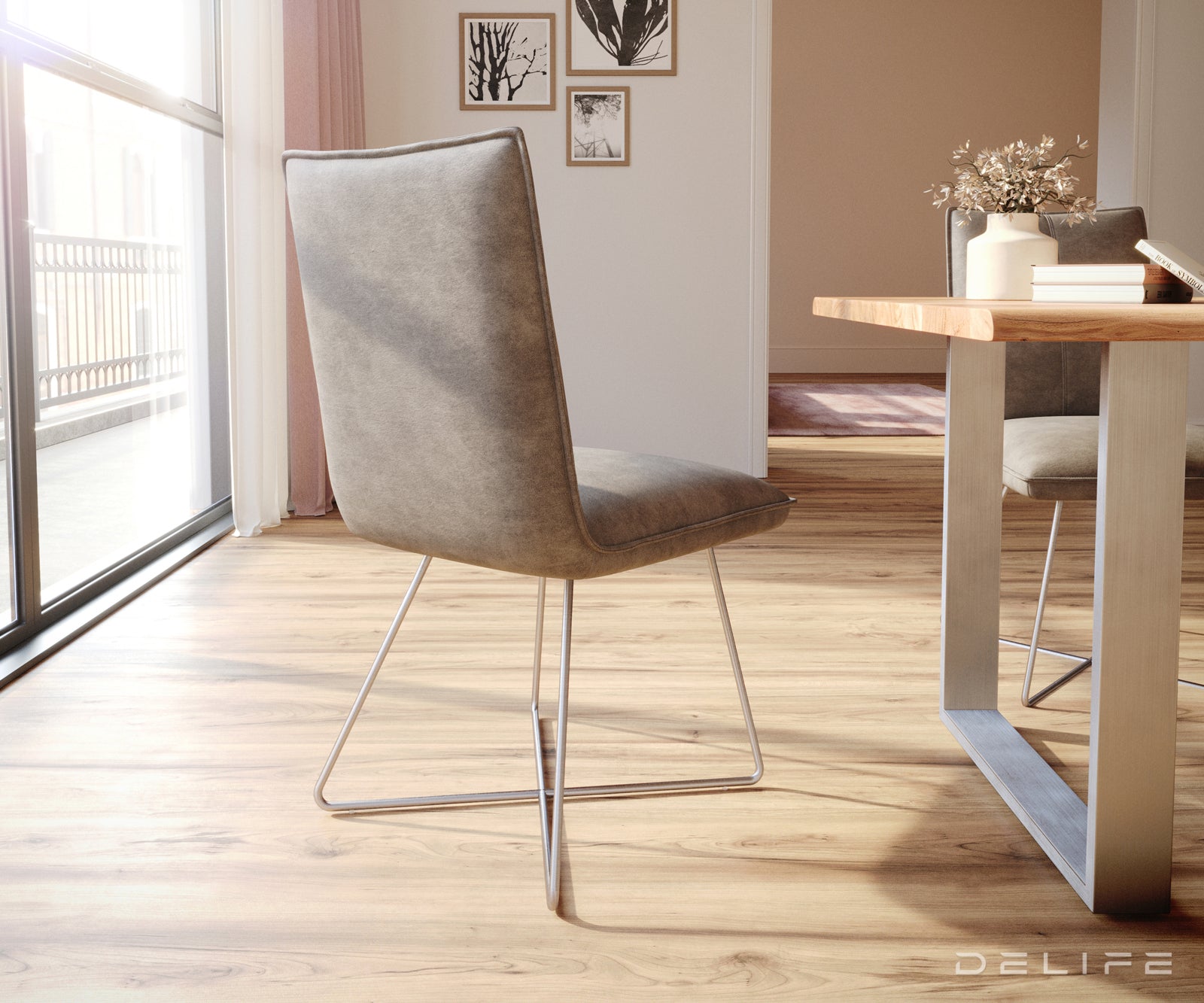 Blagovaonska stolica Lelio, Materijal: Mikrofibra