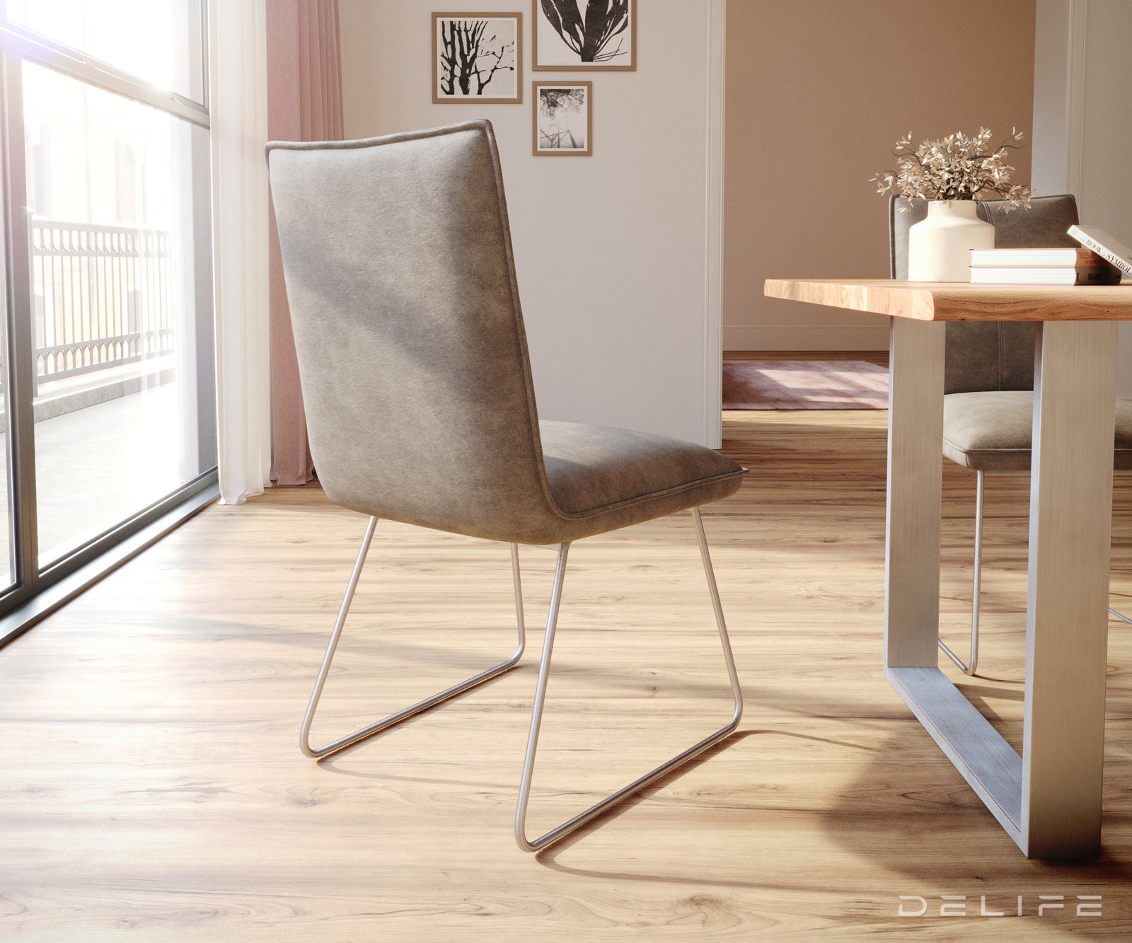 Blagovaonska stolica Lelio, Materijal: Mikrofibra