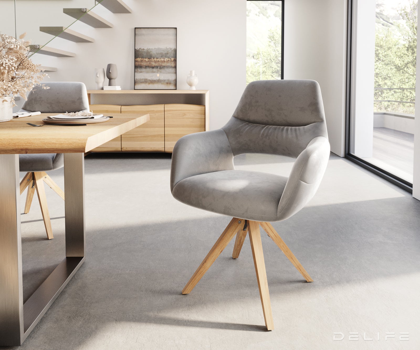 Blagovaonska stolica Yago, Materijal: Baršun