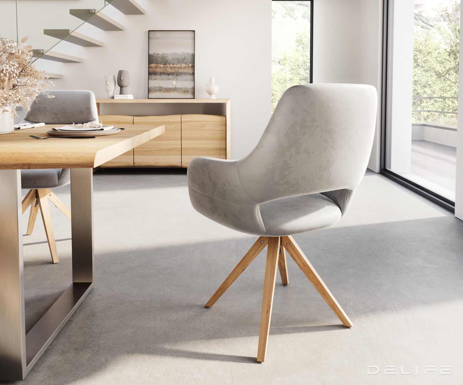 Blagovaonska stolica Yago, Materijal: Baršun