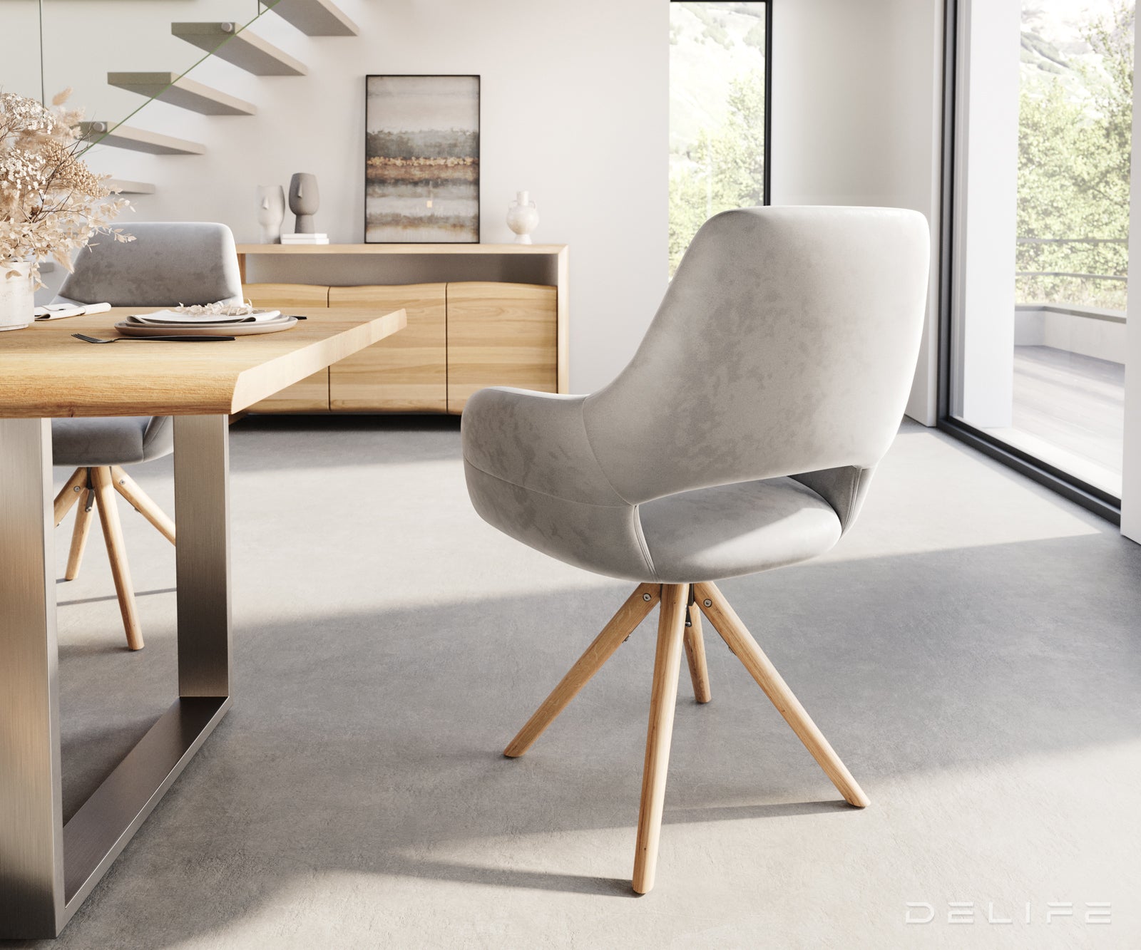 Blagovaonska stolica Yago, Materijal: Baršun