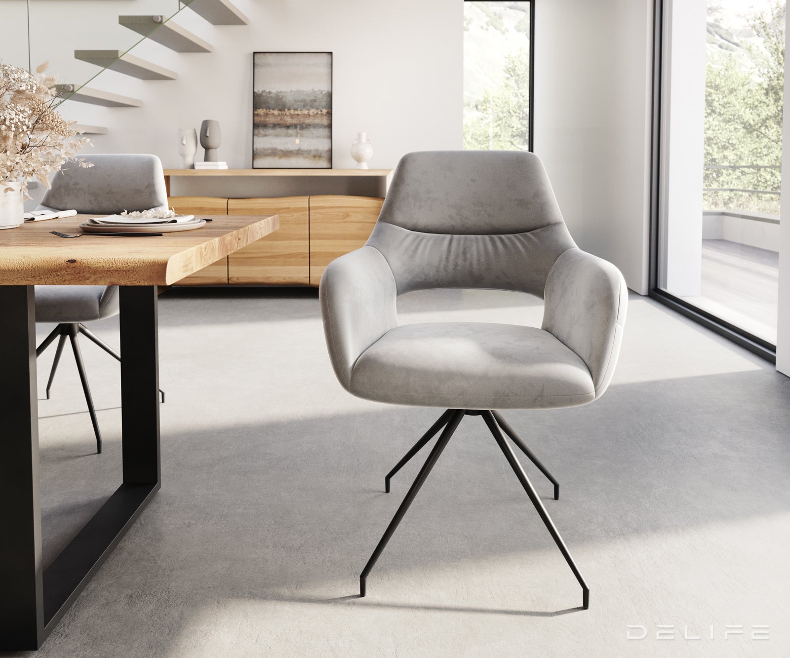 Blagovaonska stolica Yago, Materijal: Baršun