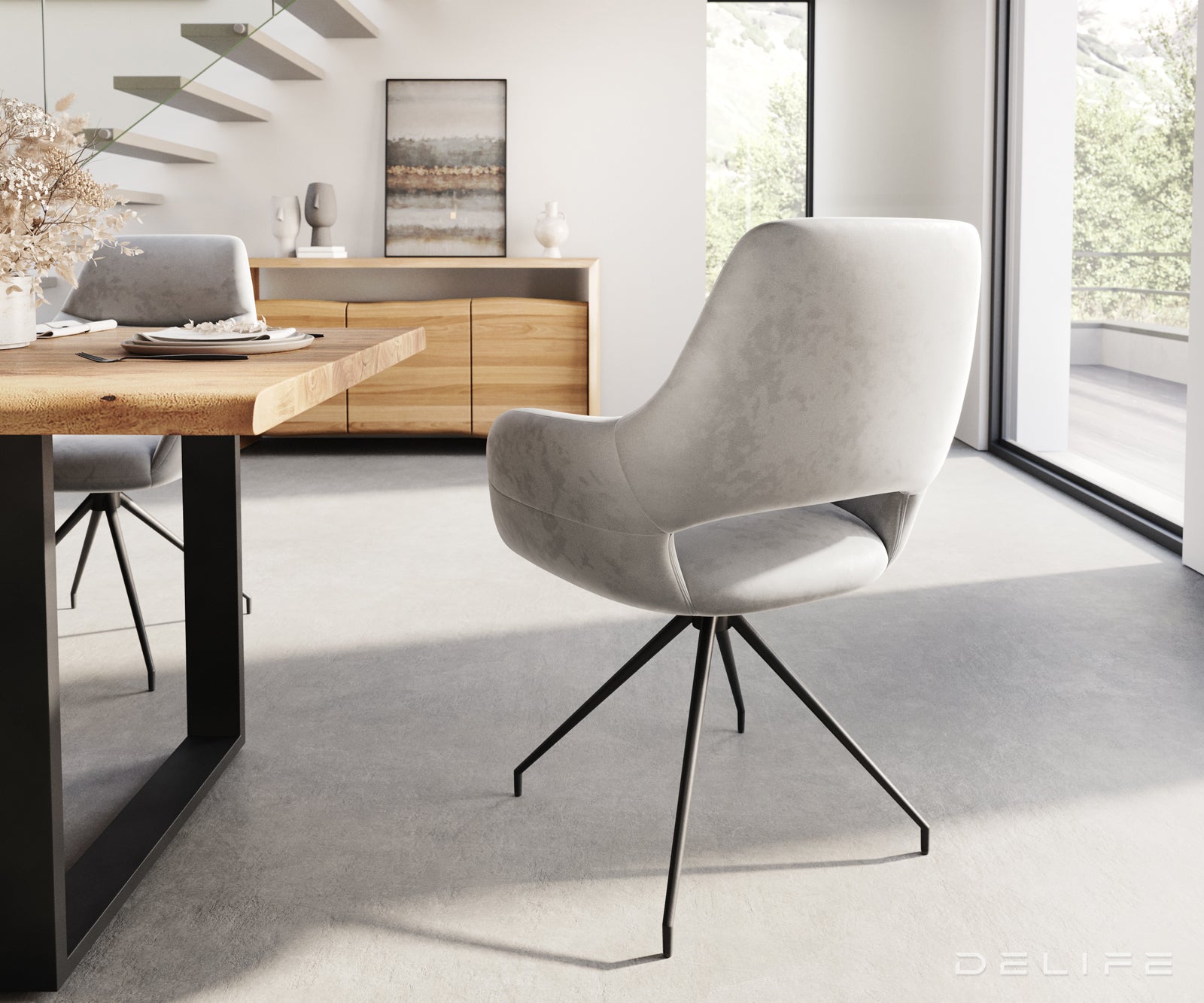 Blagovaonska stolica Yago, Materijal: Baršun