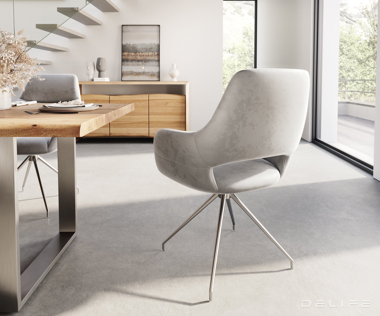 Blagovaonska stolica Yago, Materijal: Baršun