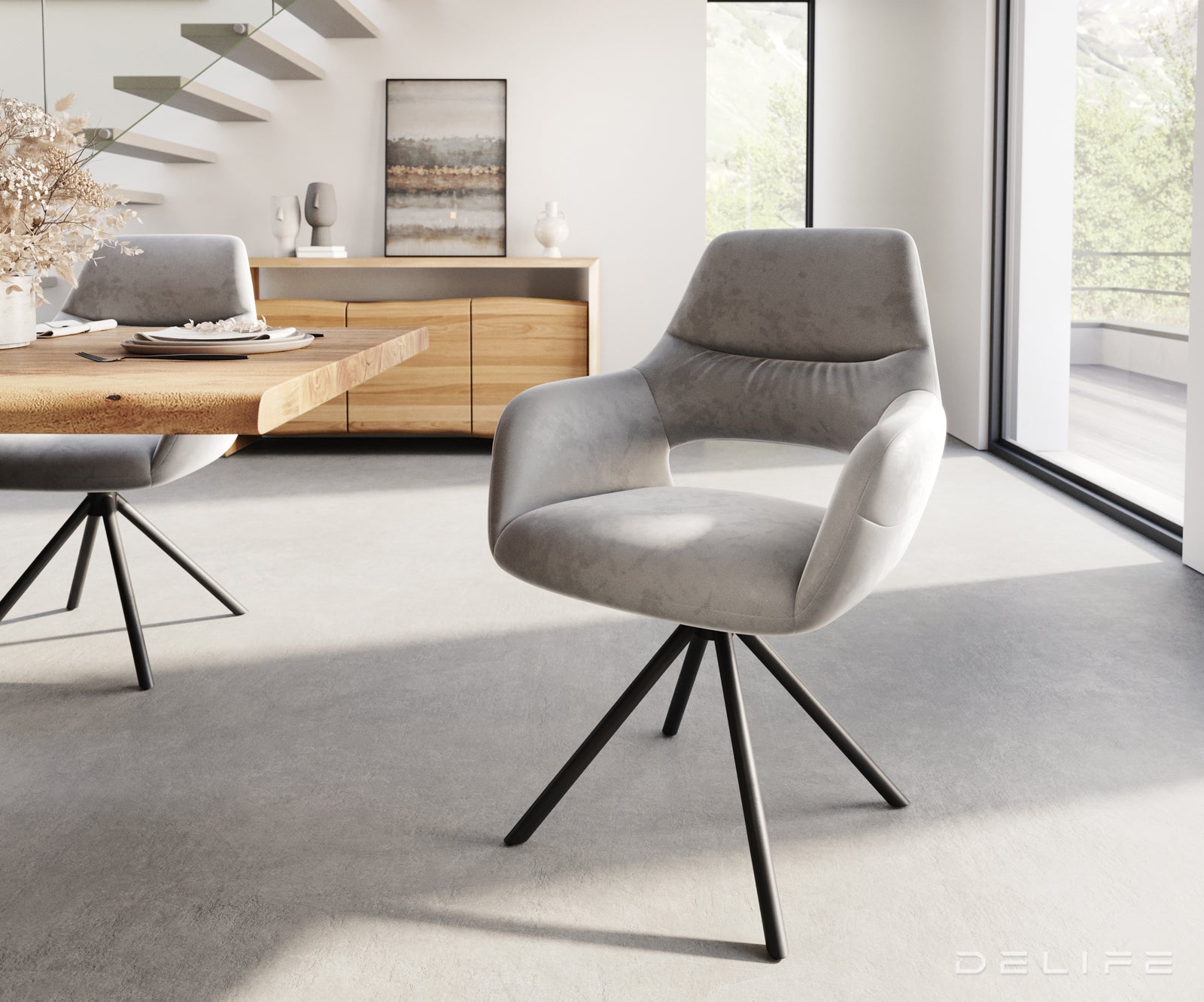 Blagovaonska stolica Yago, Materijal: Baršun