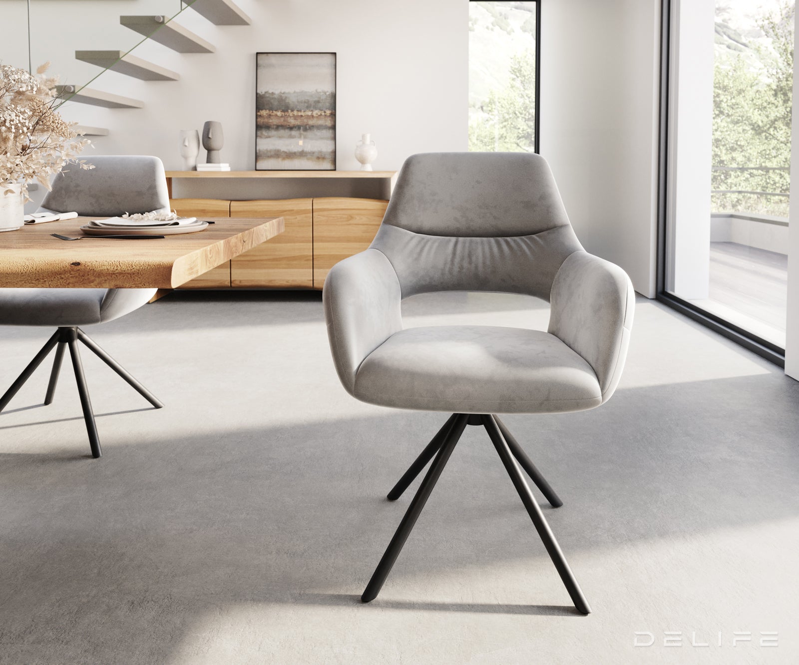 Blagovaonska stolica Yago, Materijal: Baršun