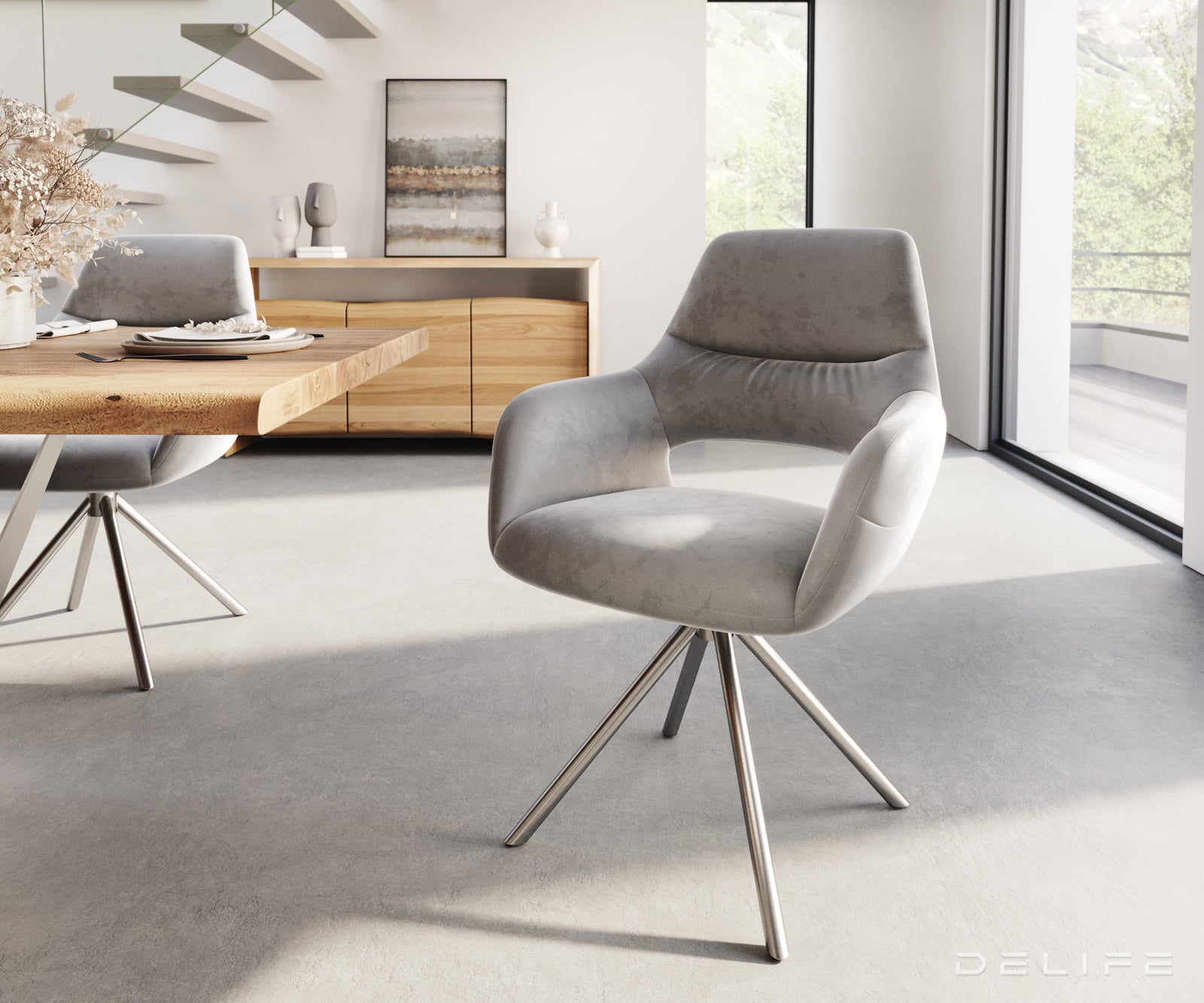 Blagovaonska stolica Yago, Materijal: Baršun