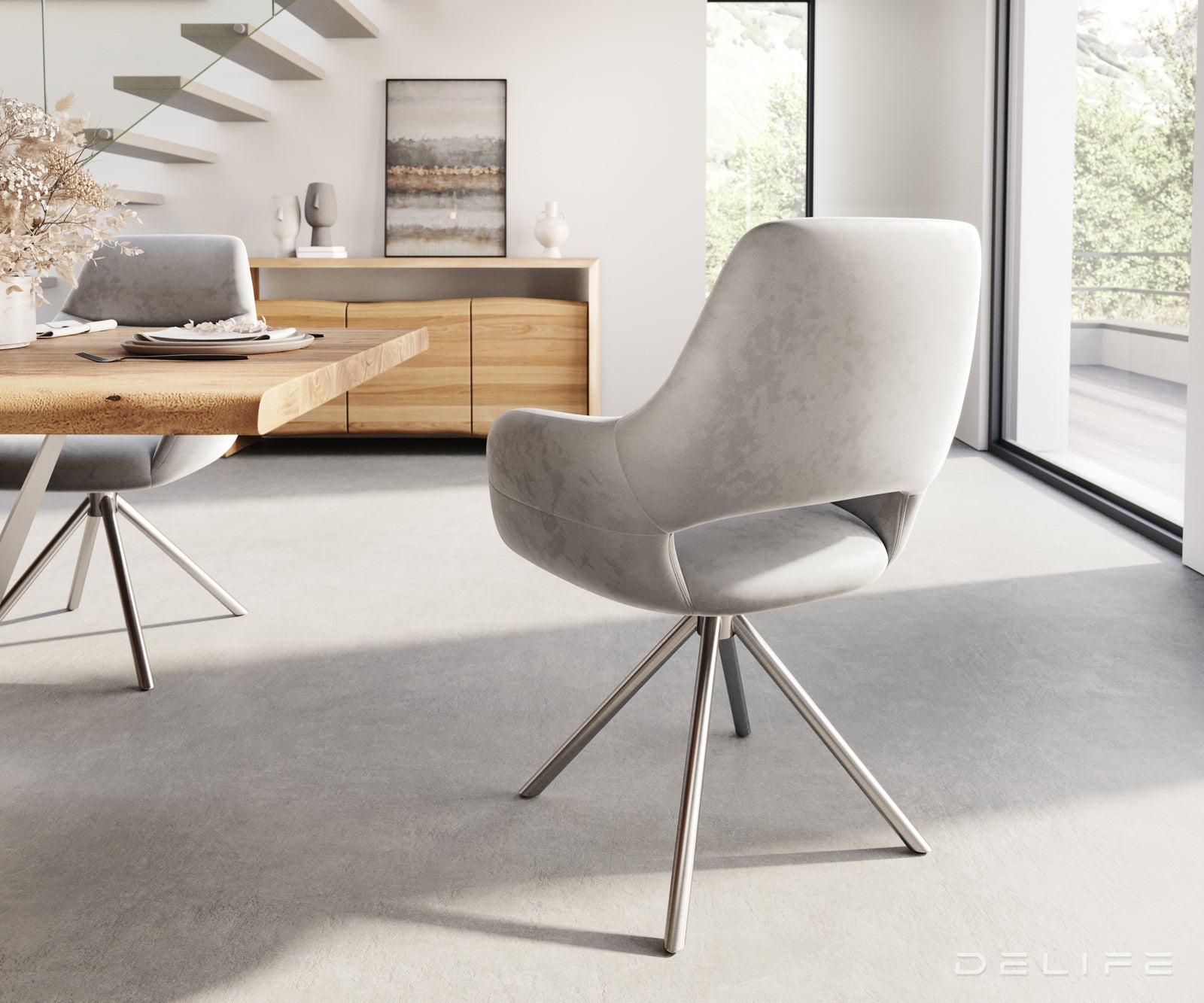 Blagovaonska stolica Yago, Materijal: Baršun