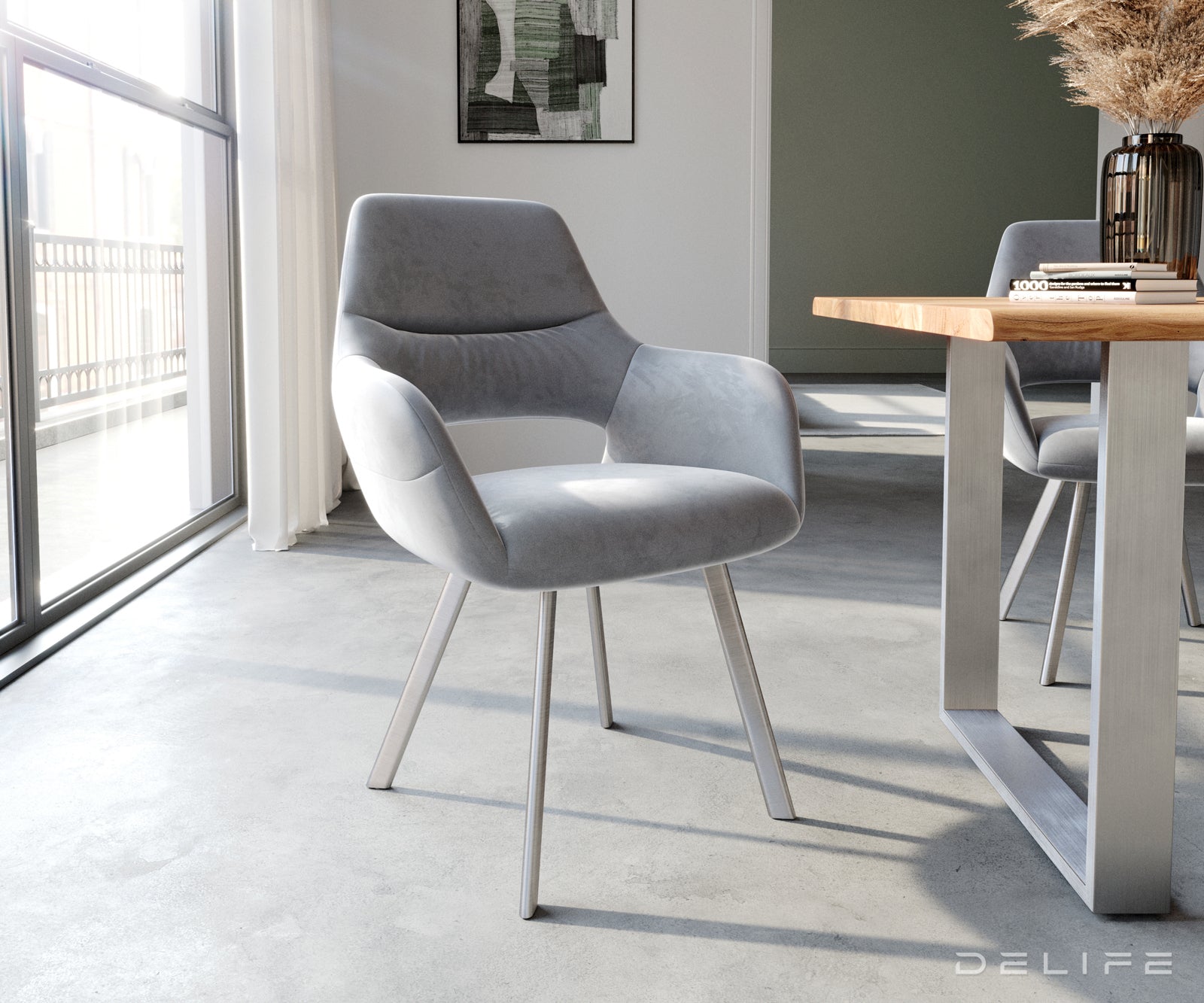 Blagovaonska stolica Yago, Materijal: Baršun