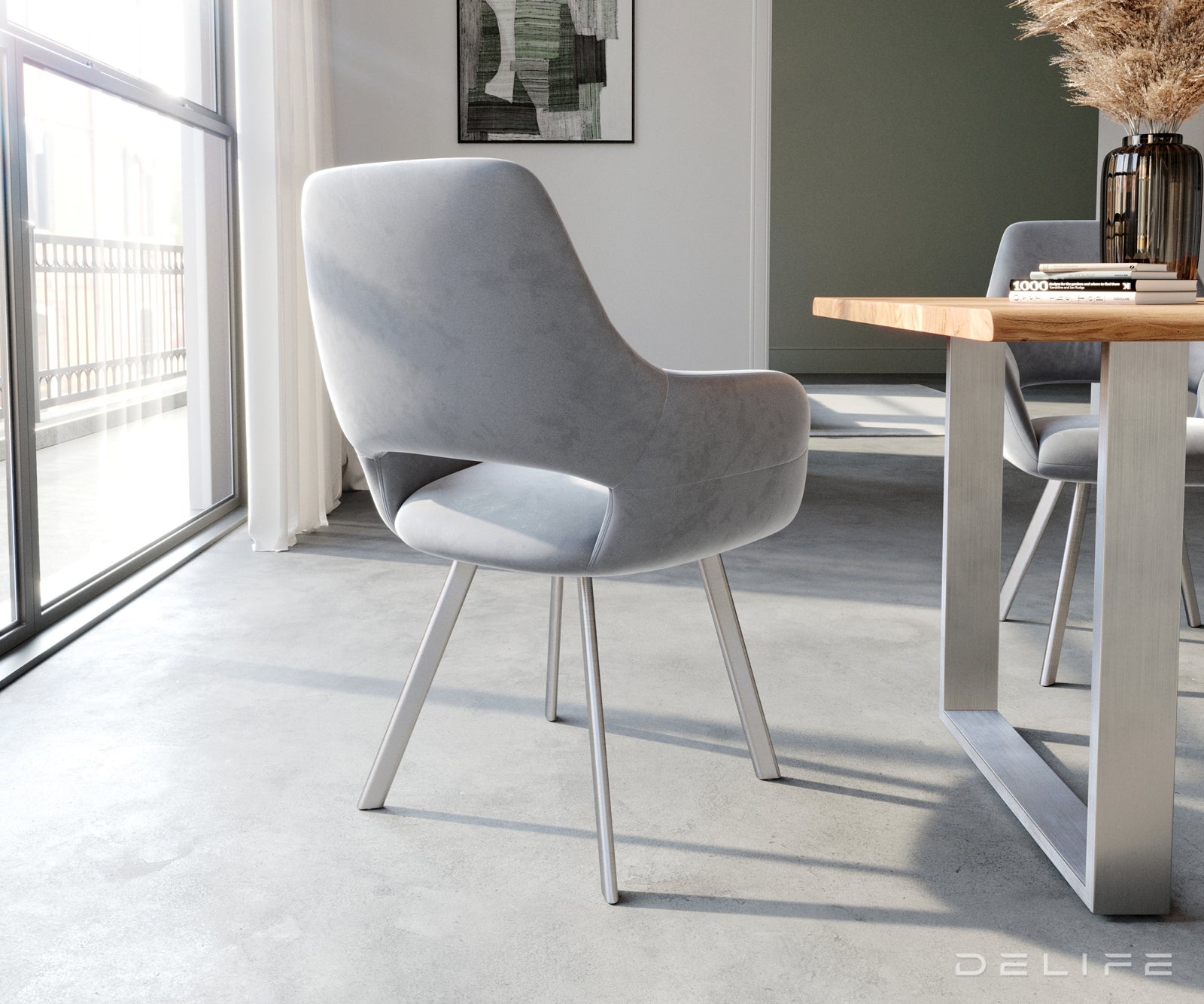 Blagovaonska stolica Yago, Materijal: Baršun