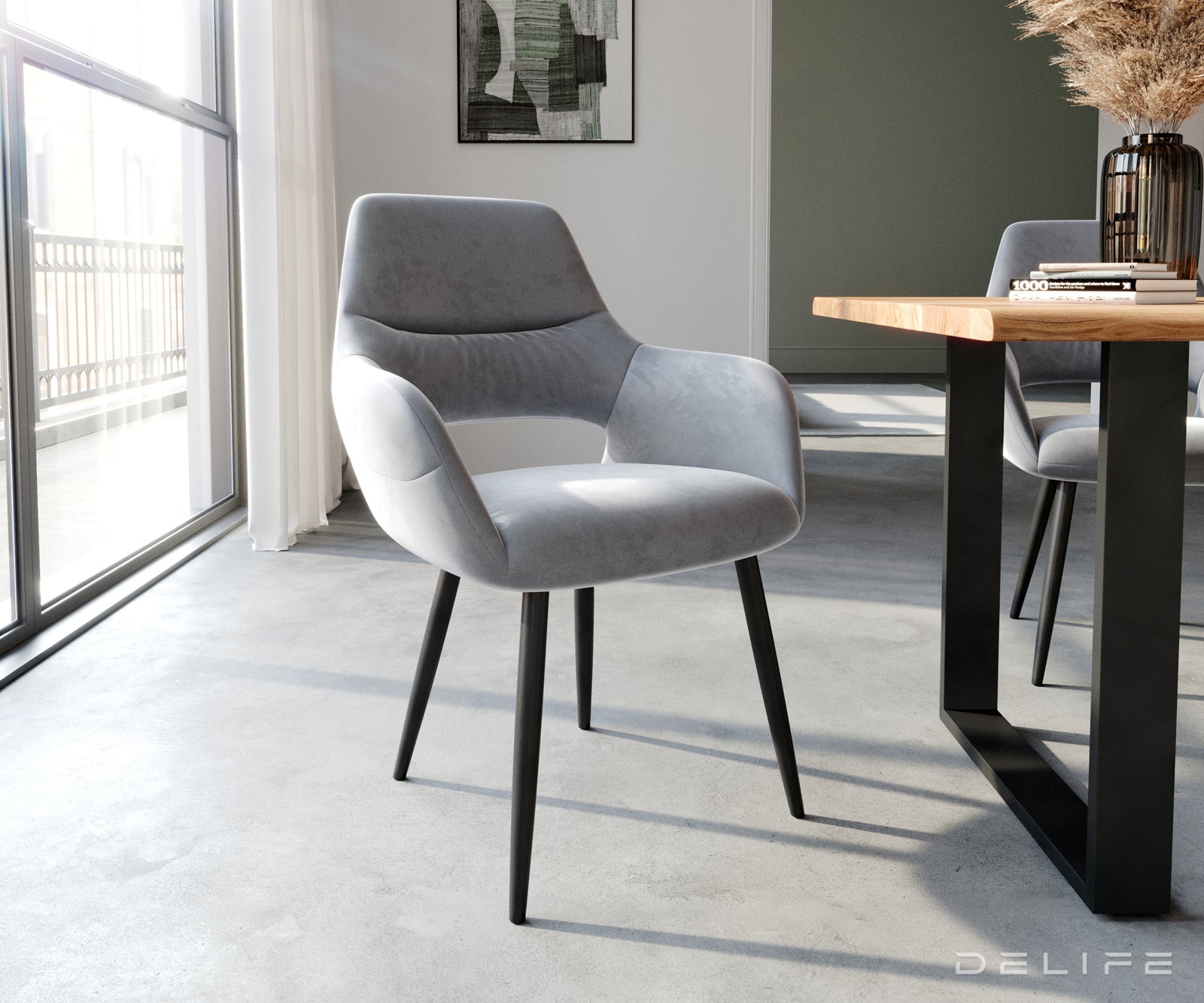 Blagovaonska stolica Yago, Materijal: Baršun